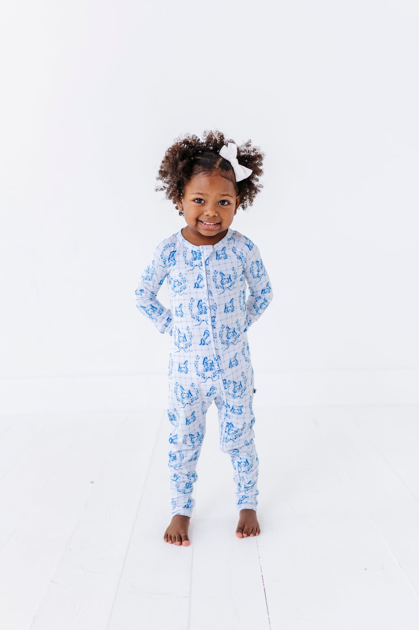Blue Pony Club Convertible Footie