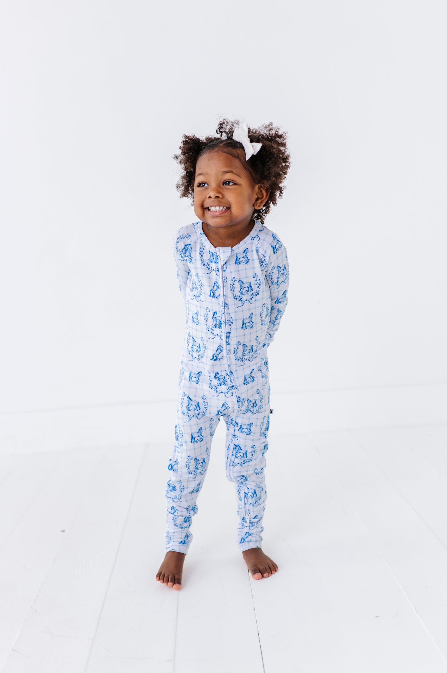 Blue Pony Club Convertible Footie