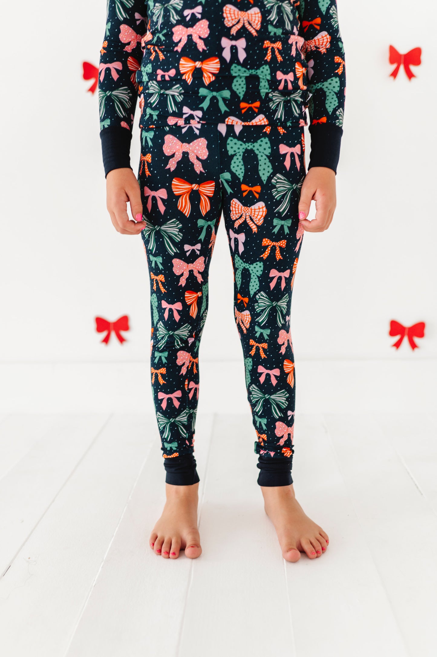 Merry Little Bows Kids Pajamas