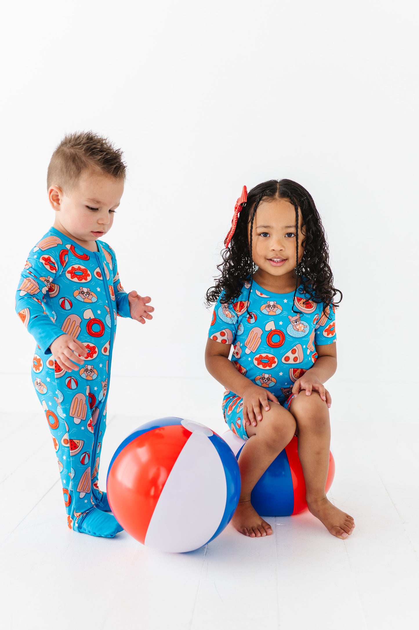 Poolside Pawty Kids Pajamas