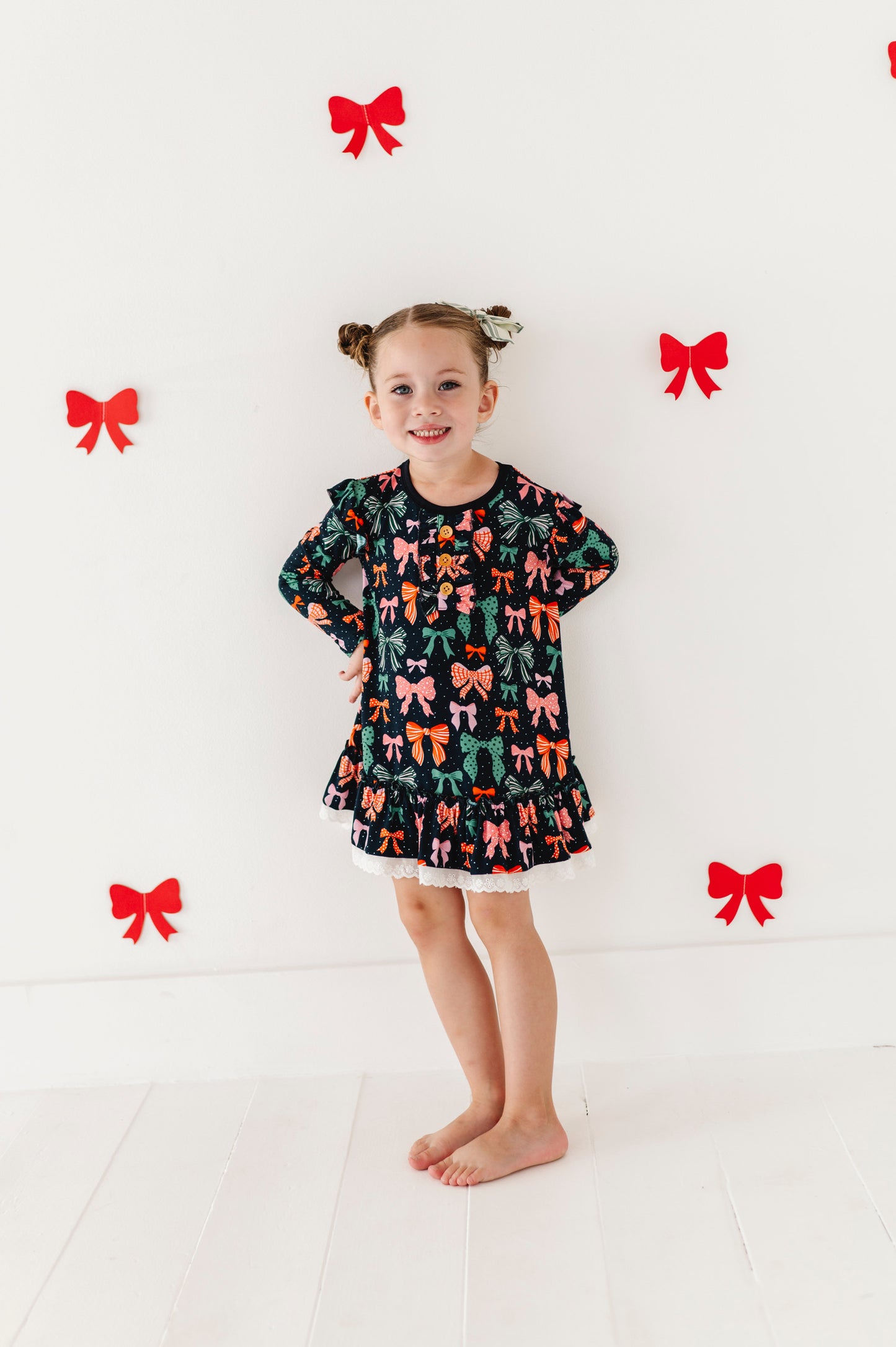 Merry Little Bows Kids Gown