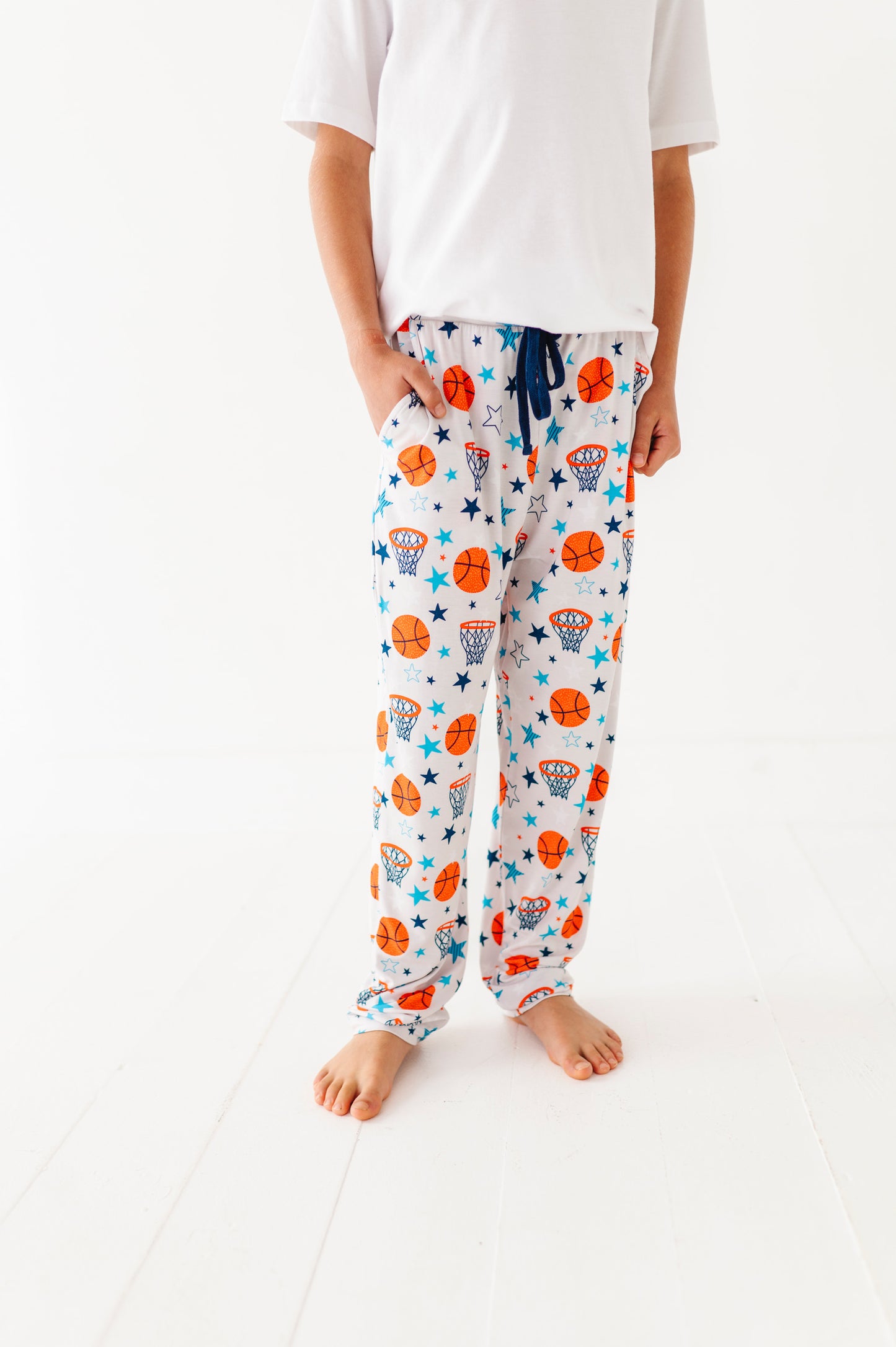 Bedtime Baller Boys Lounge Pants - Bigger Kids