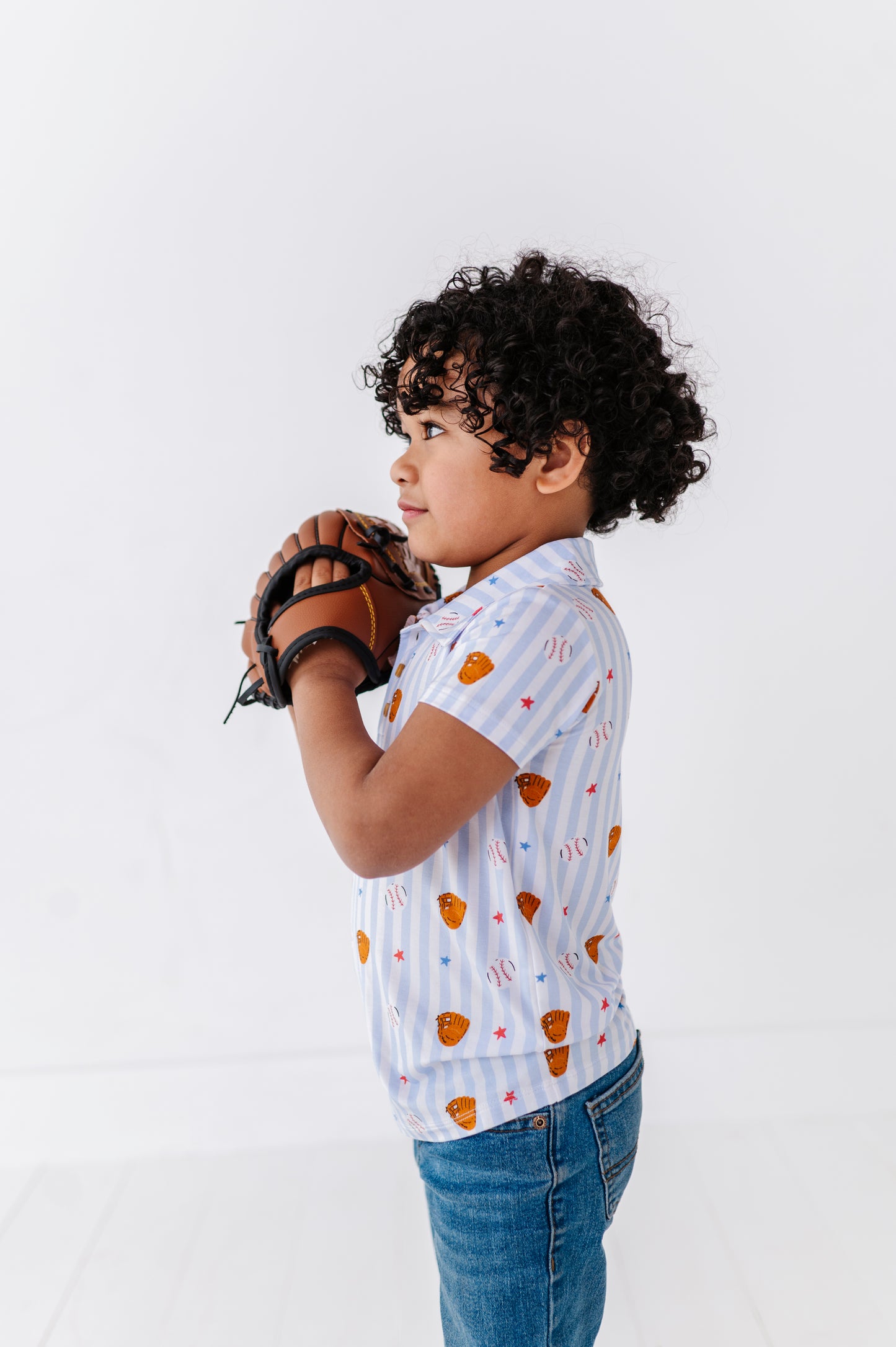 Stripe Out Baseball Polo