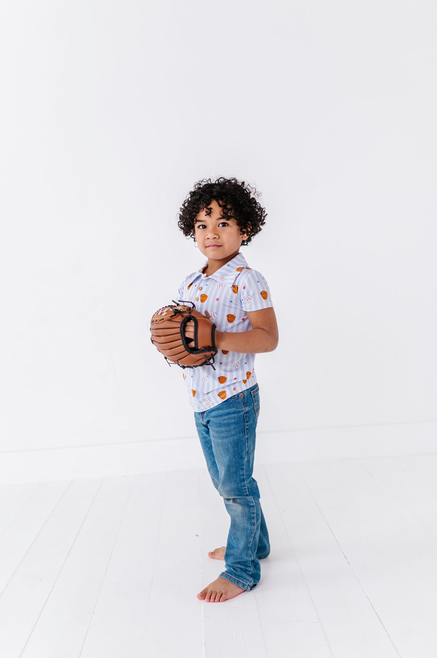 Stripe Out Baseball Polo