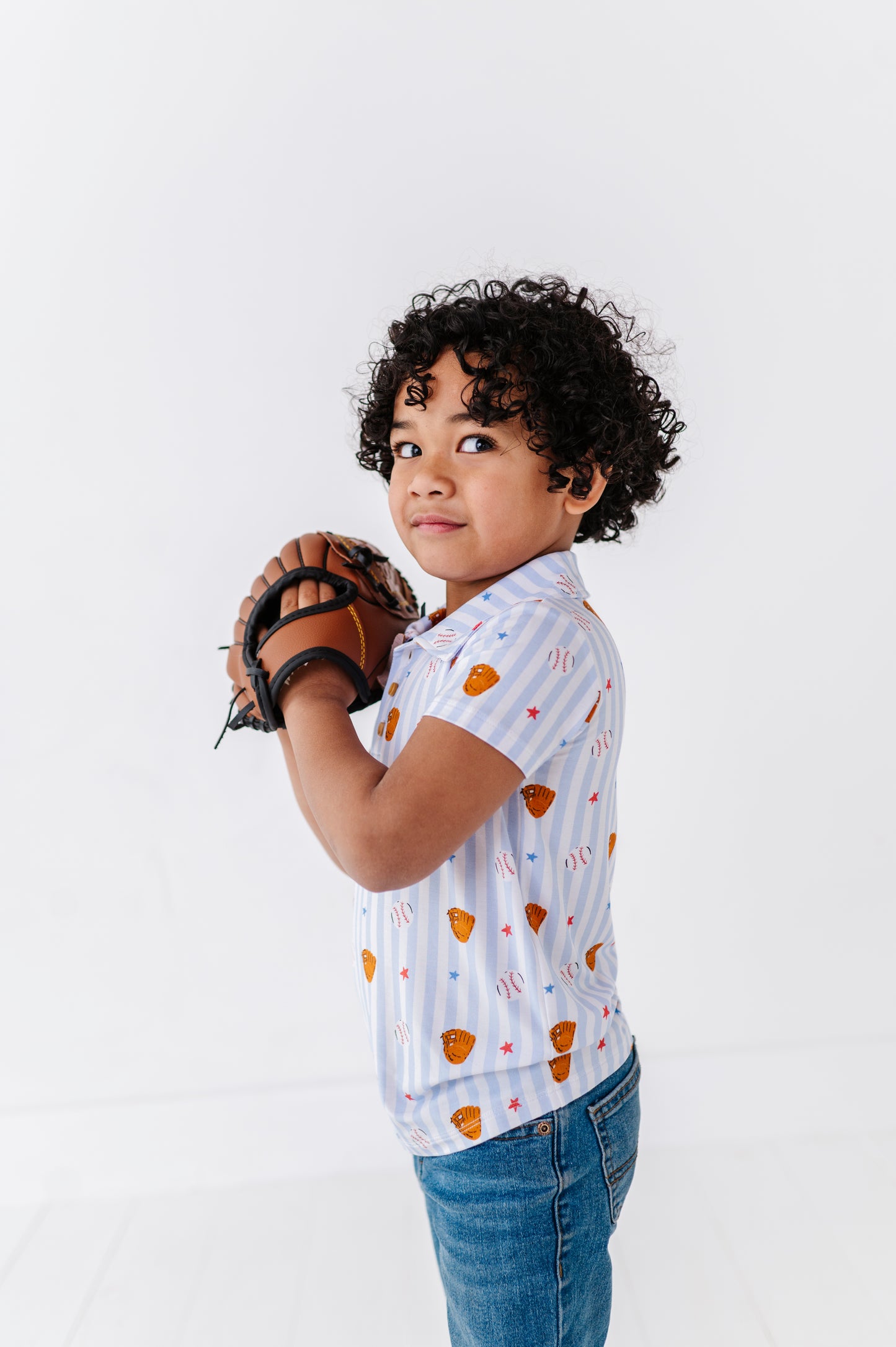 Stripe Out Baseball Polo