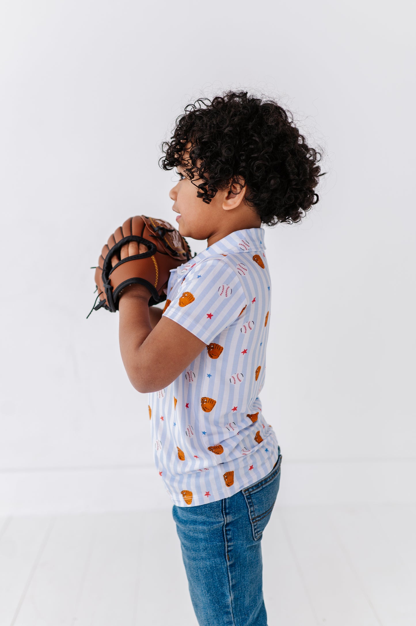 Stripe Out Baseball Polo