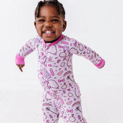 Sleeping Cutie Convertible Footies with Ruffle