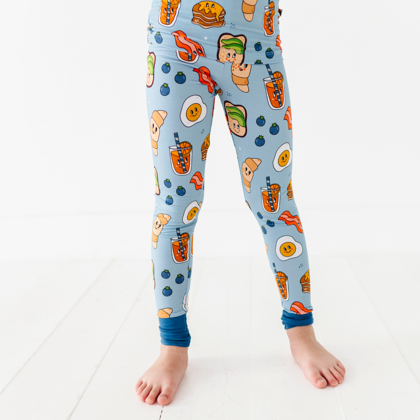 Blue Breakfast pajamas by Kiki and Lulu