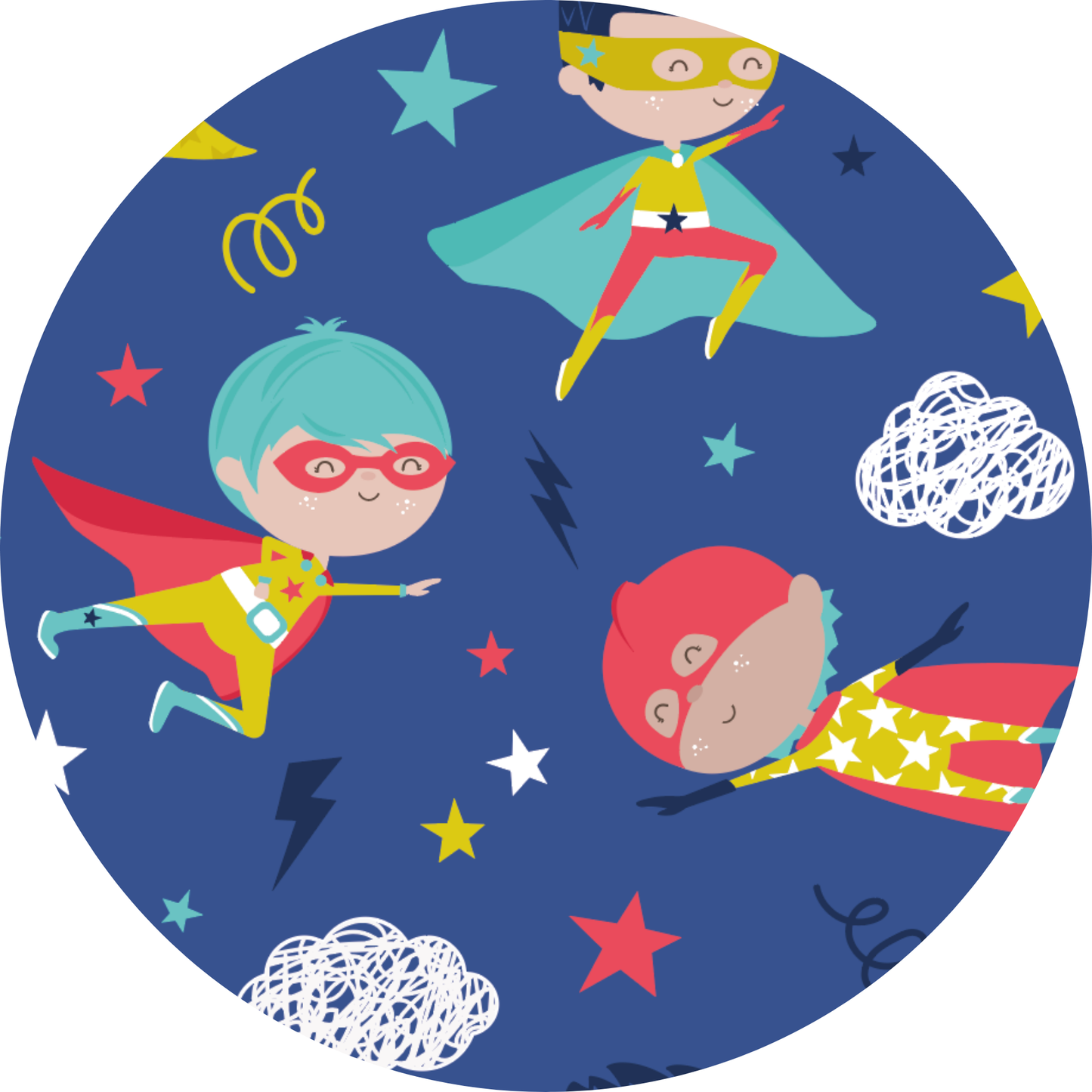 Cozy & Courageous Superhero Kids Pajamas