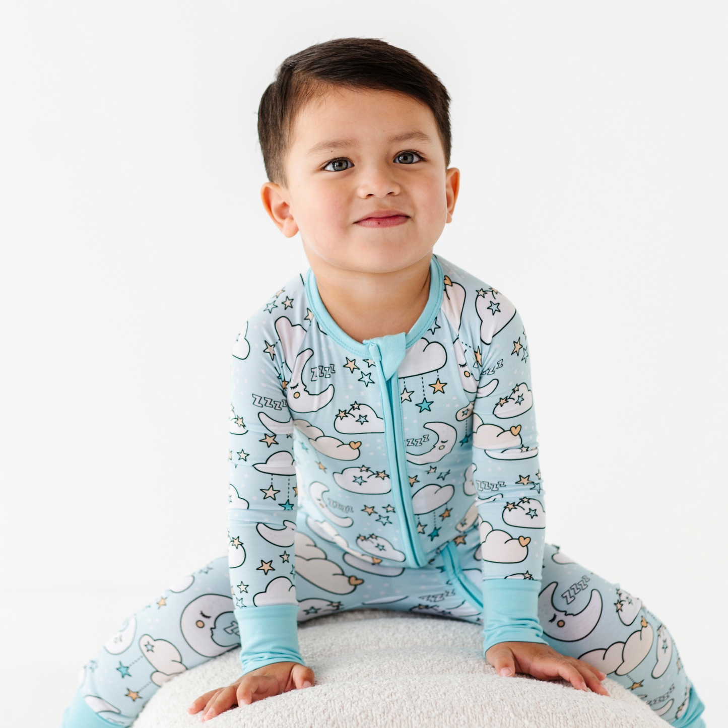 Baby boy footie pajamas by Kiki and Lulu