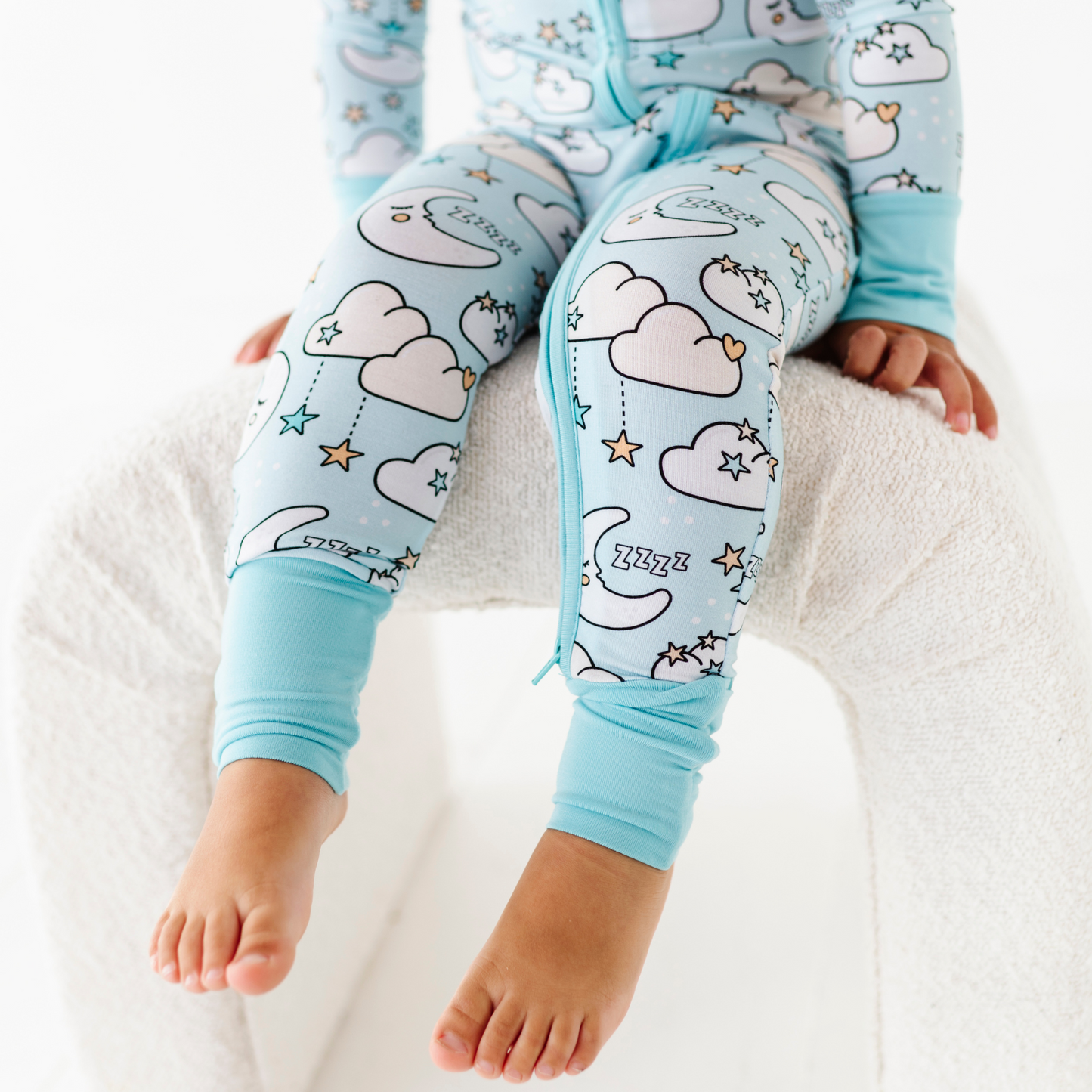 Baby boy footie pajamas by Kiki and Lulu