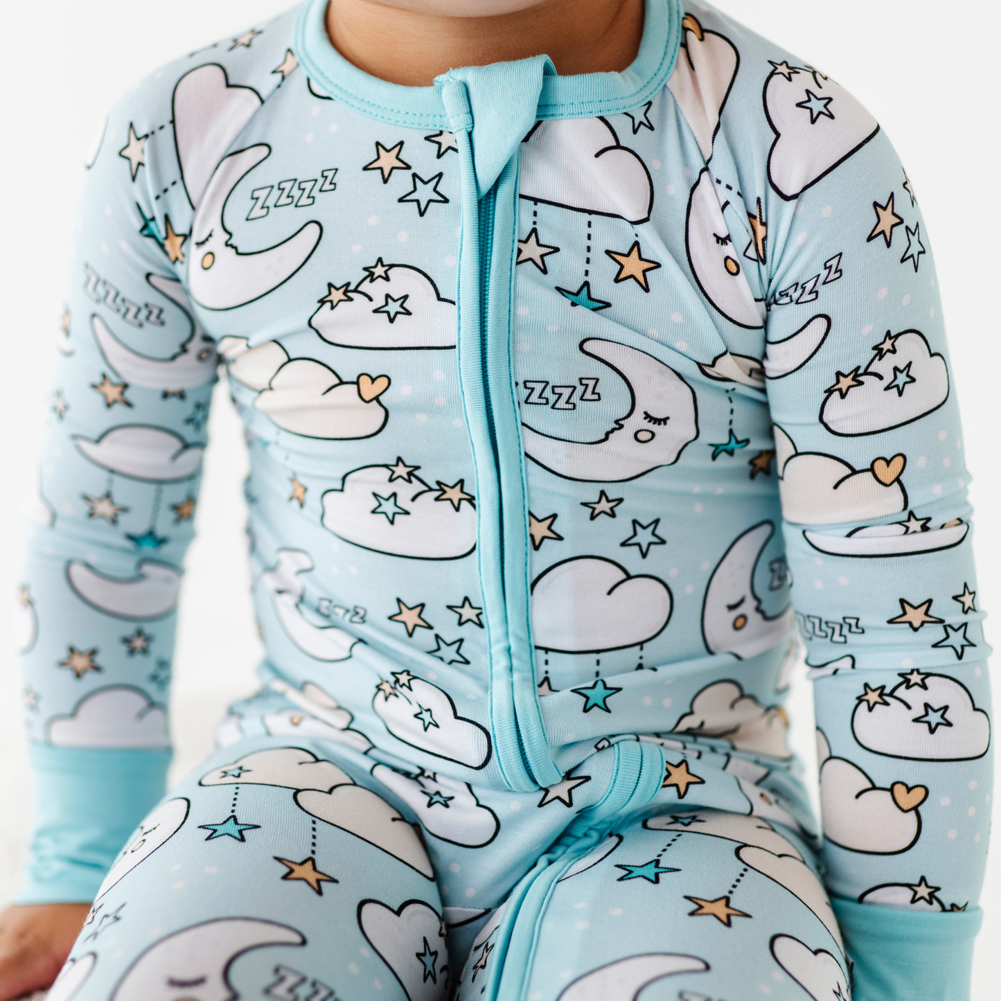 Baby boy footie pajamas by Kiki and Lulu