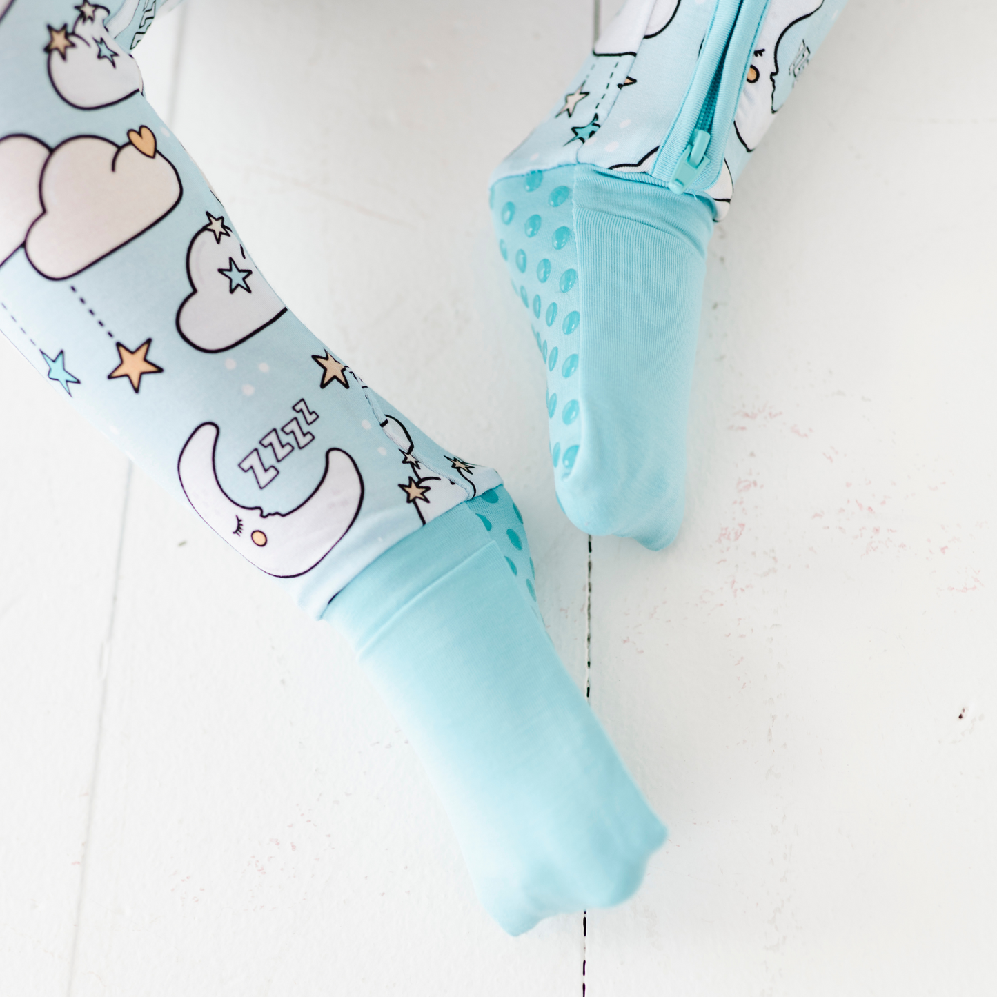 Baby boy footie pajamas by Kiki and Lulu