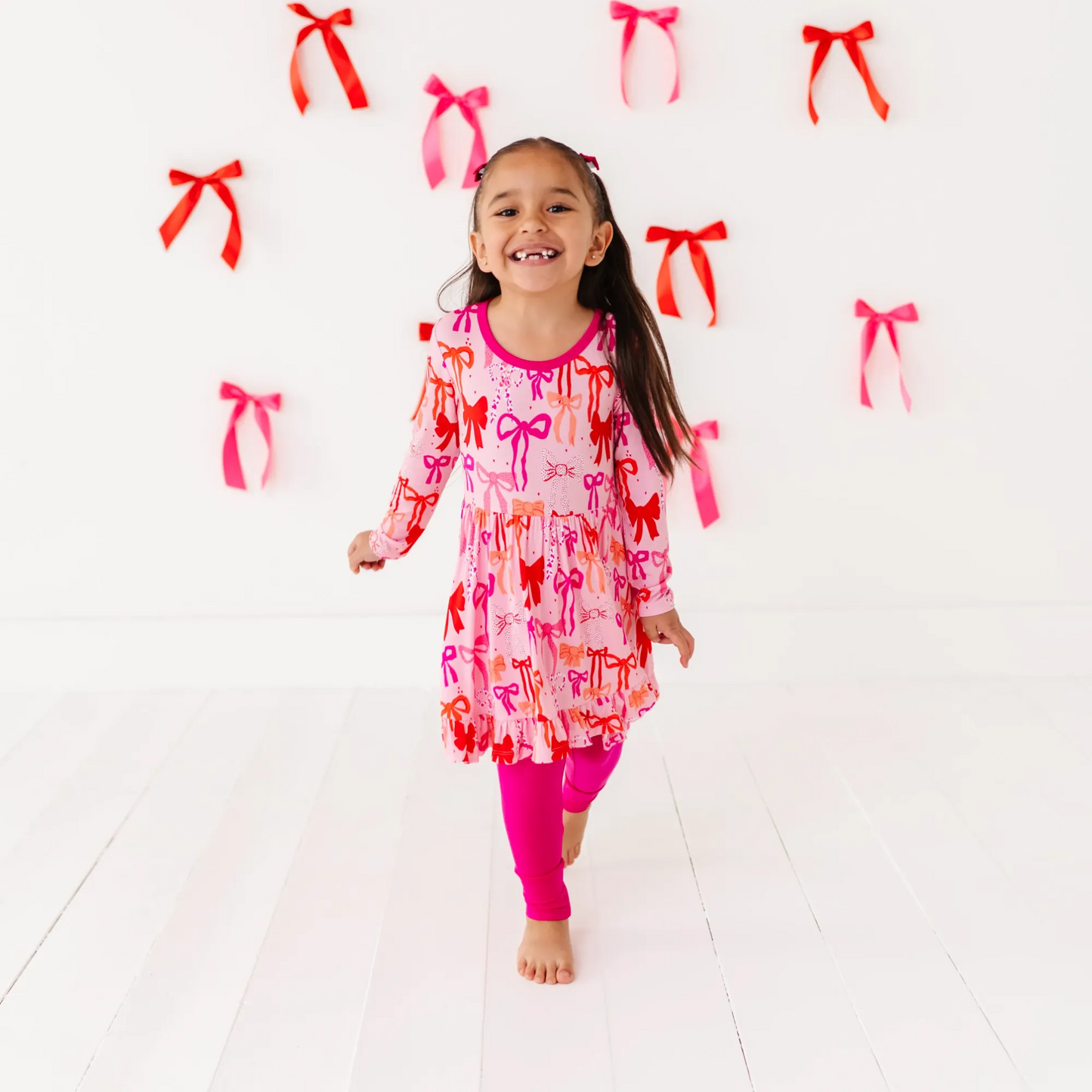 Little Bow Sleep Peplum Set