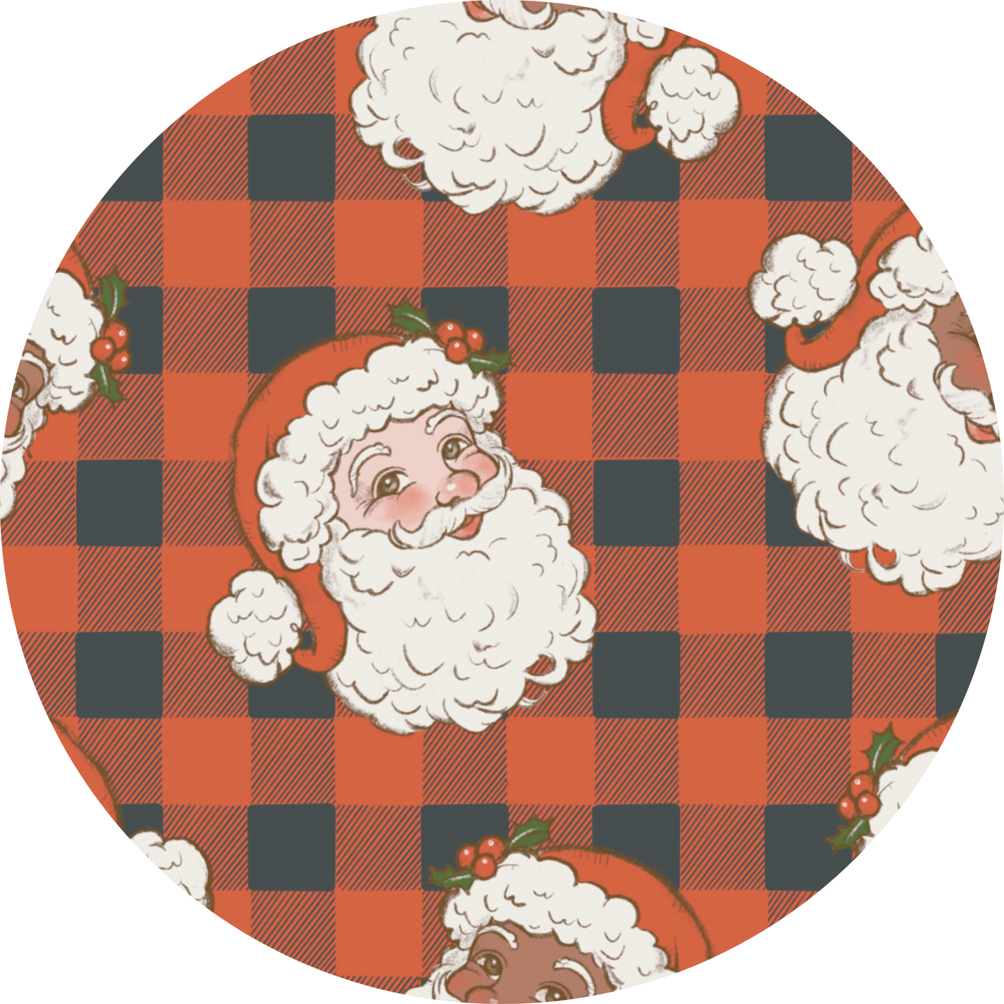 Girl in Santa Christmas dress with foil tulle by Kiki and Lulu