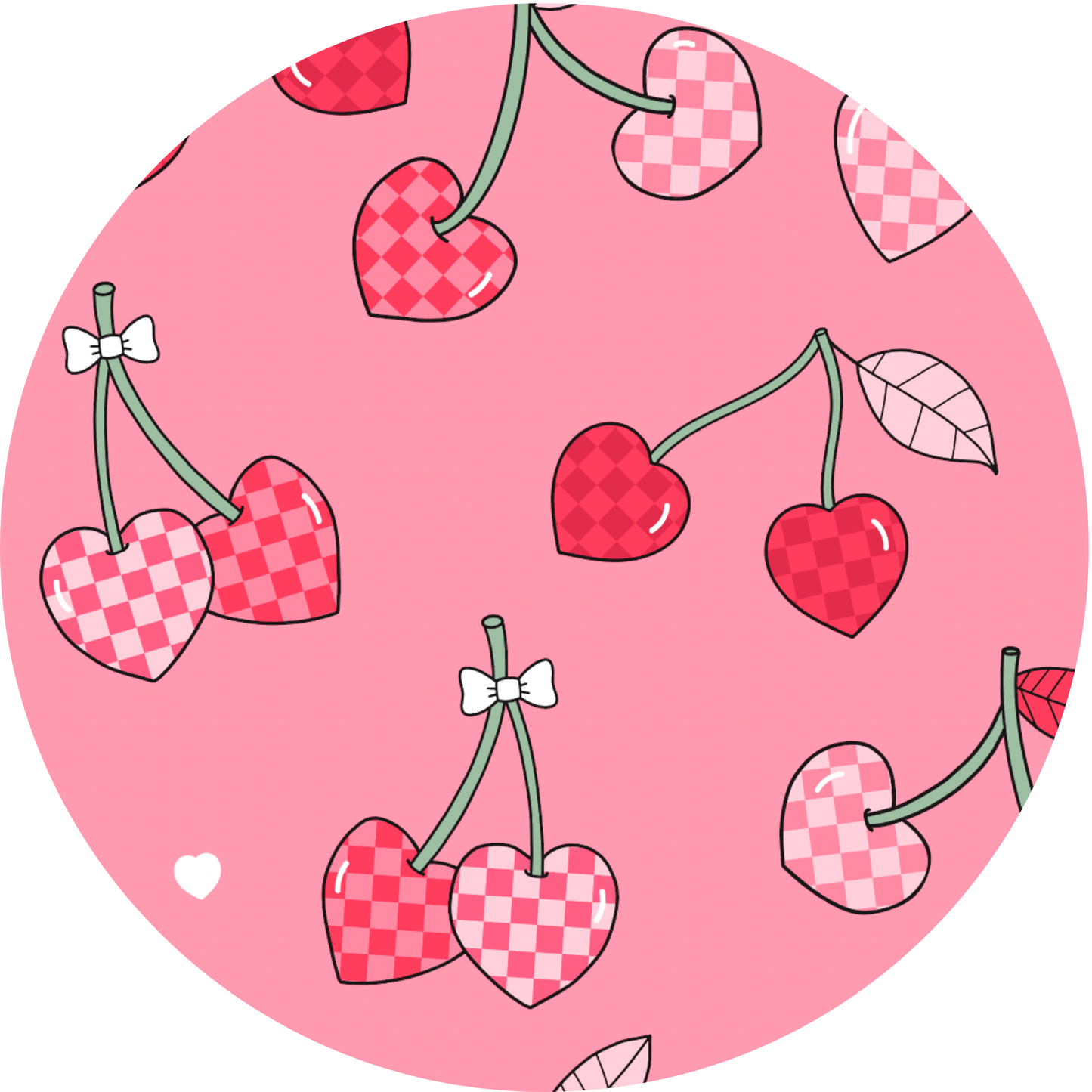 I Love You Cherry Much Baby Bow