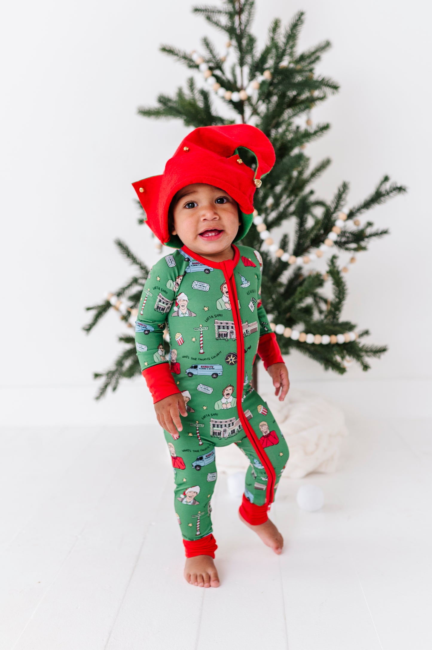 Christmas Films Baby Footies by Kiki and Lulu