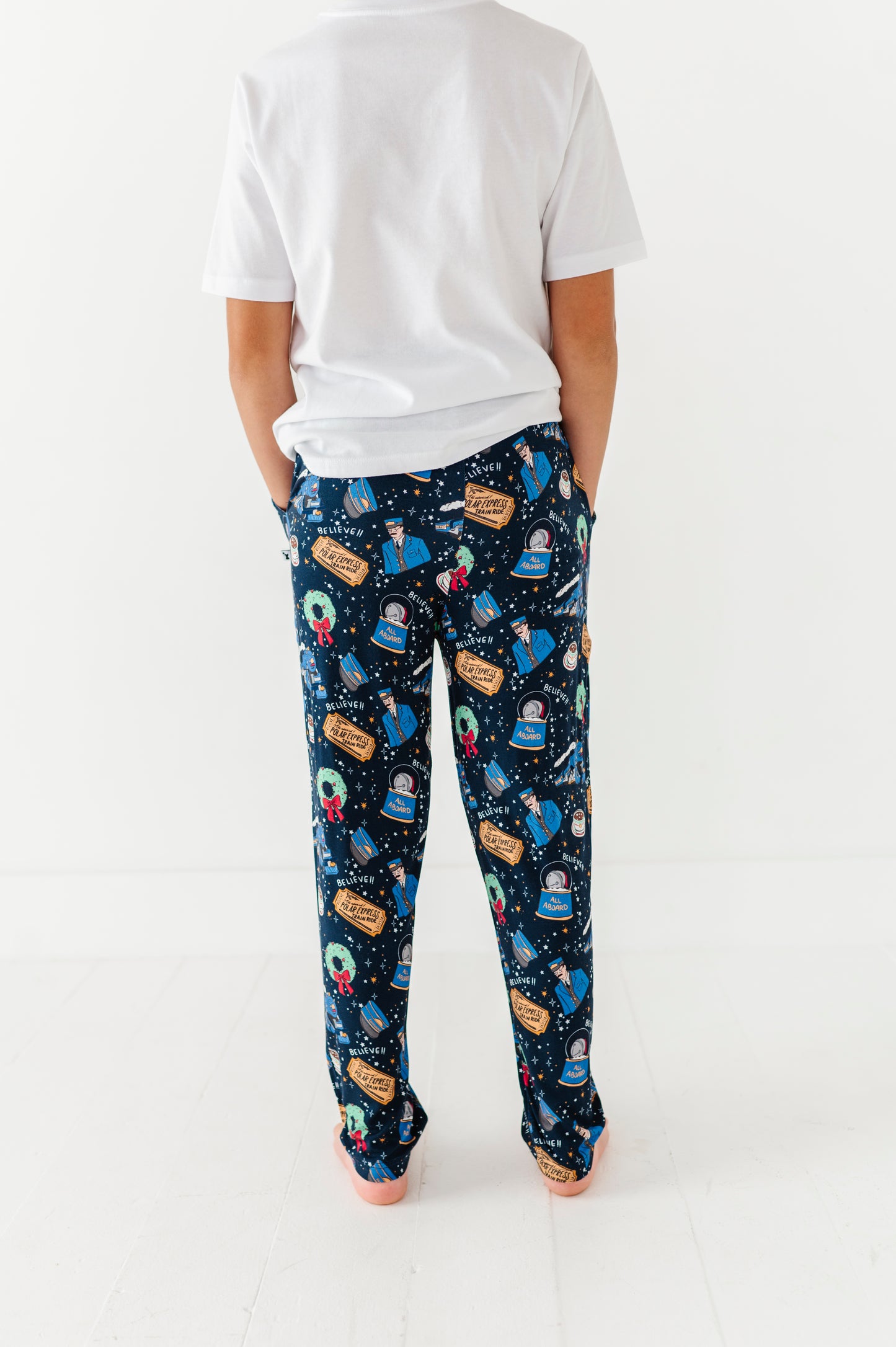 Polar Express Train Boys Pajama Pants