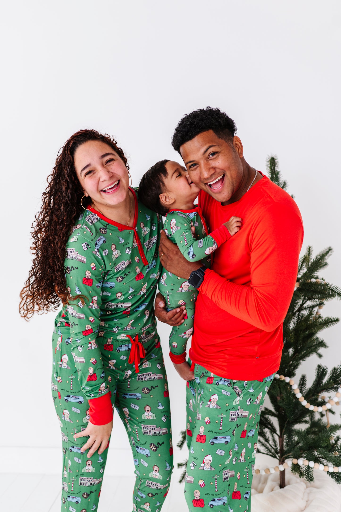Christmas Movie Family Matching Pajamas by Kiki and Lulu