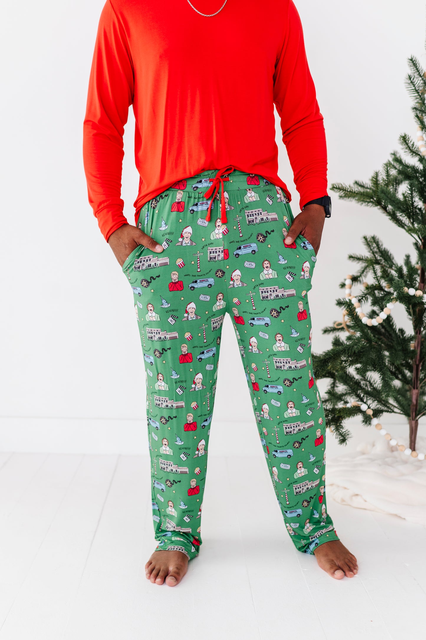 Christmas Movies Mens Pants