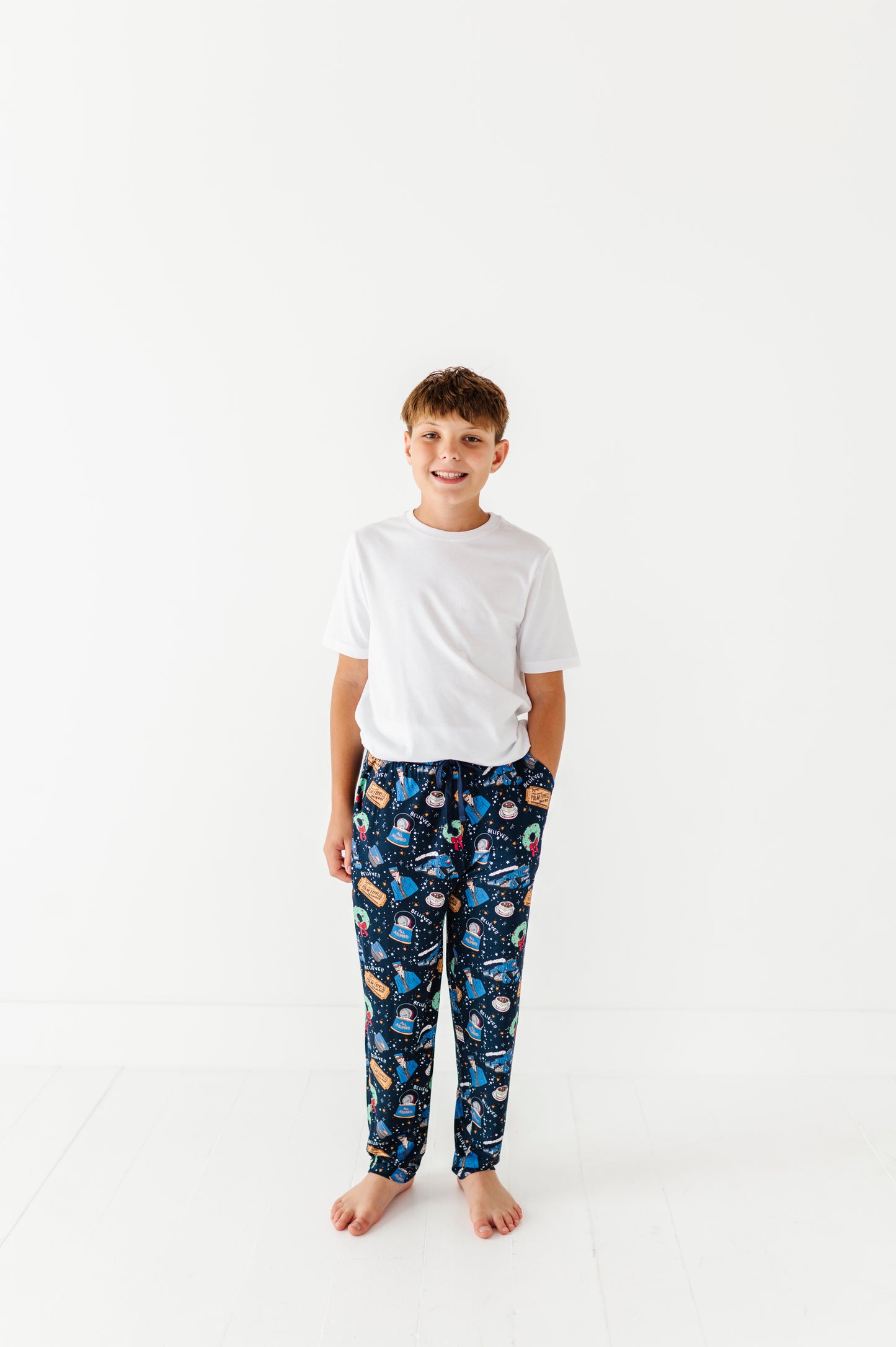 Polar Express Train Boys Pajama Pants