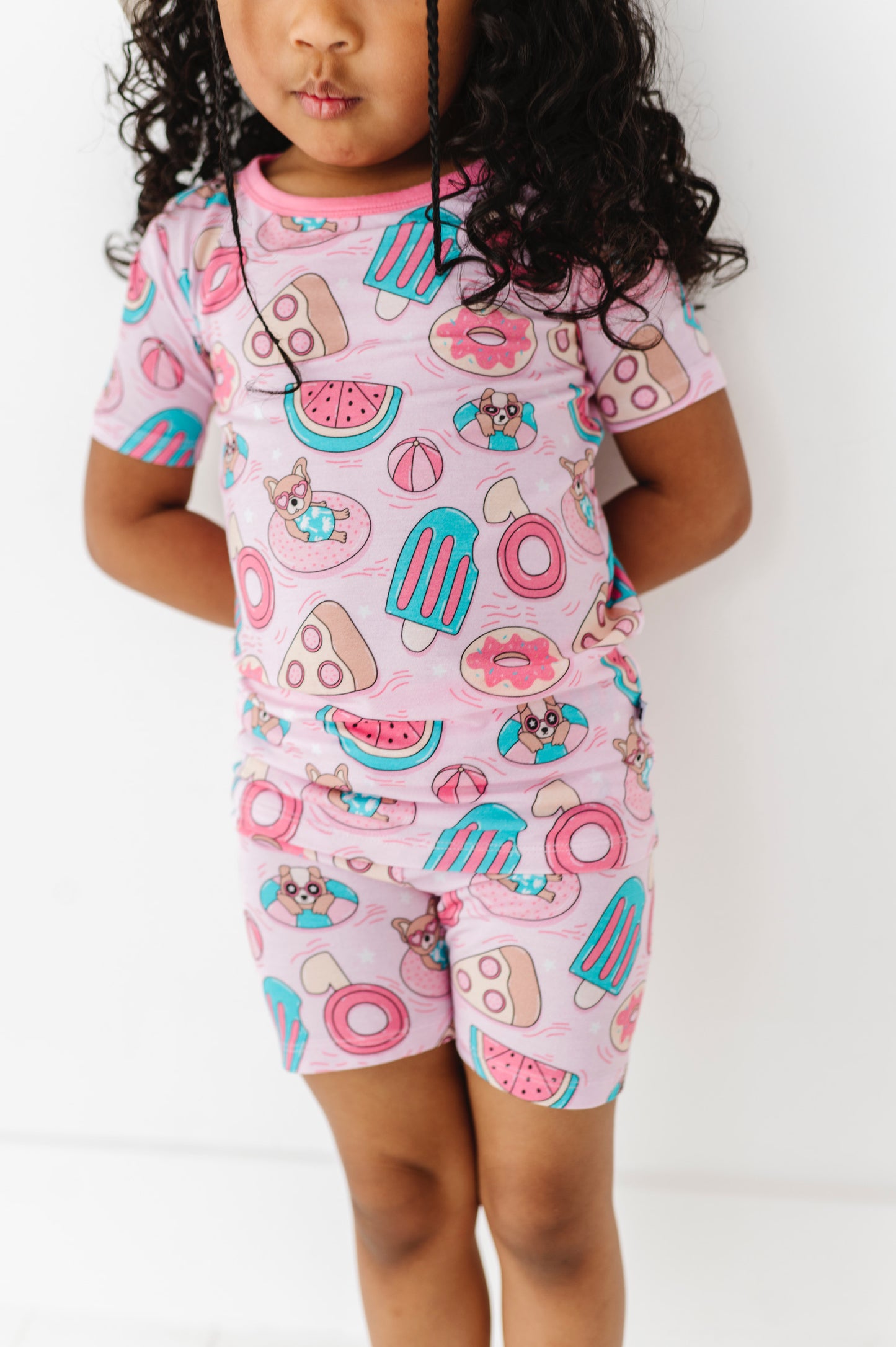 Poolside Pawty Kids Pajamas
