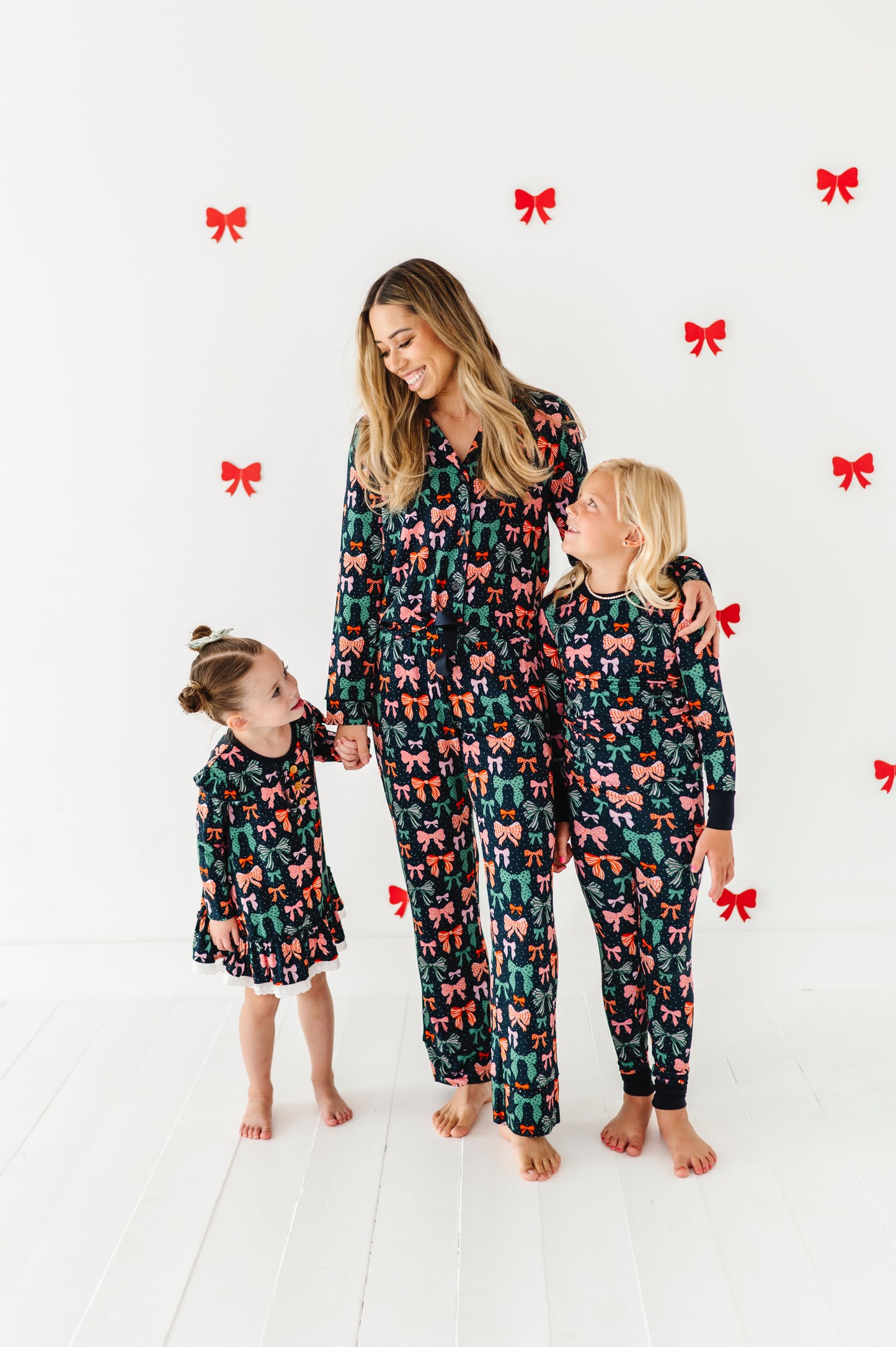 Merry Little Bows Kids Pajamas