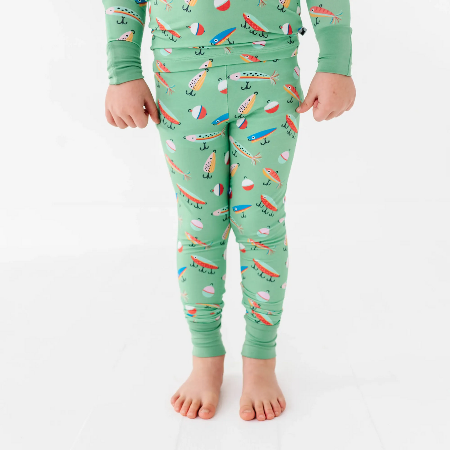 Kid in Fishing Pajamas by Kiki and Lulu