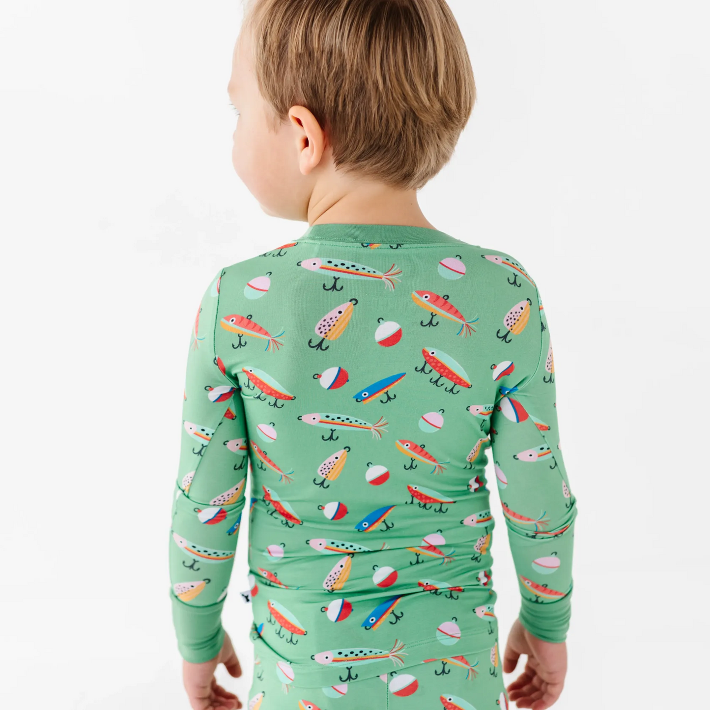 Kid in Fishing Pajamas by Kiki and Lulu