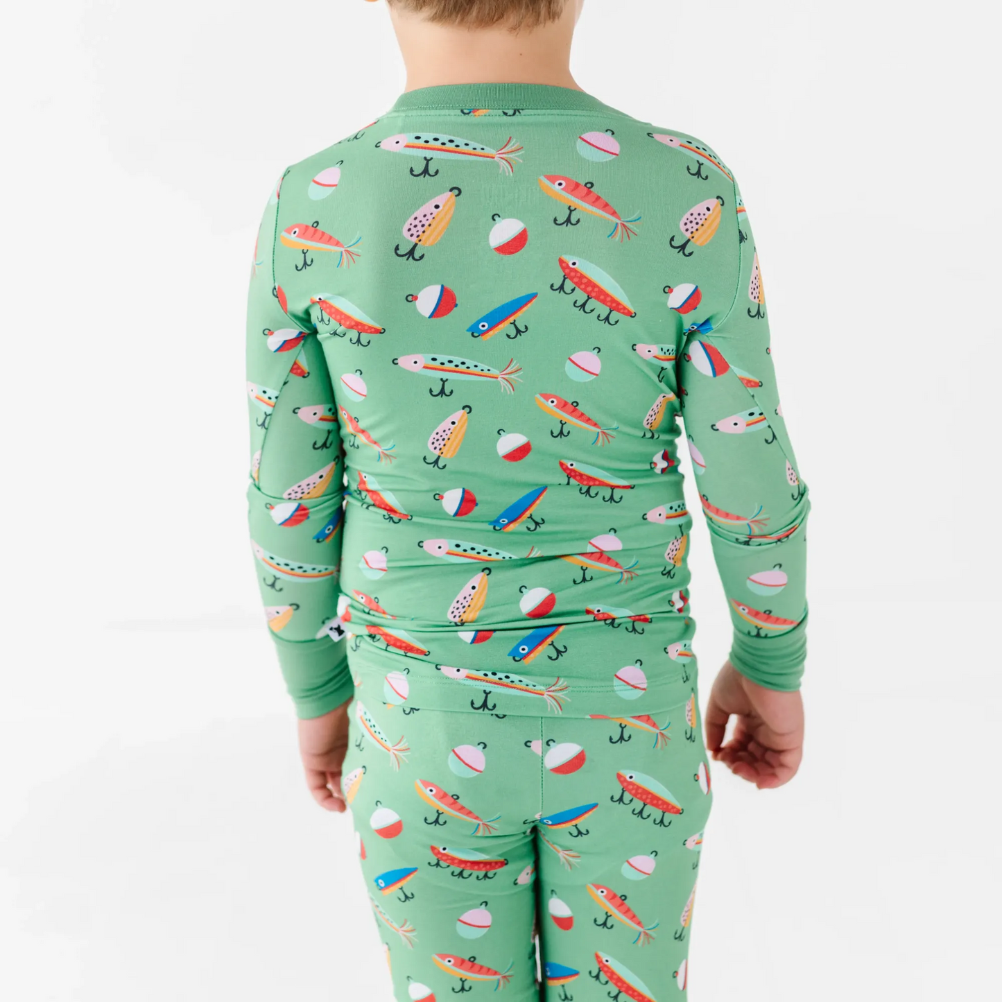 Kid in Fishing Pajamas by Kiki and Lulu