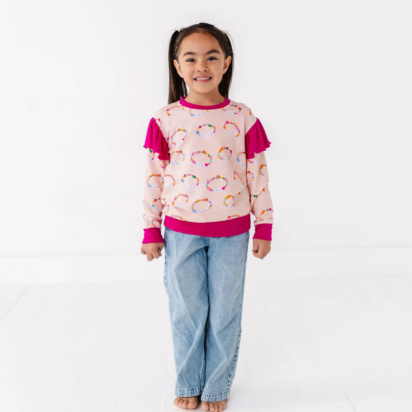 Friendship bracelet sweatshirt by Kiki and Lulu