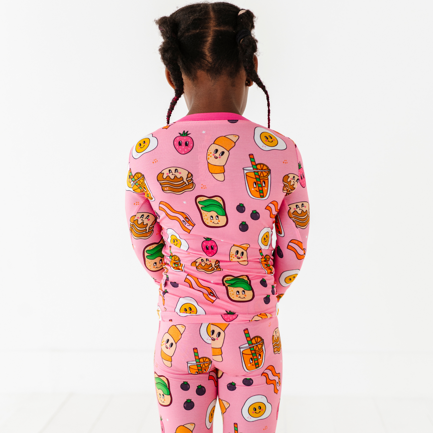 Girl in Breakfast Pajamas by Kiki and Lulu