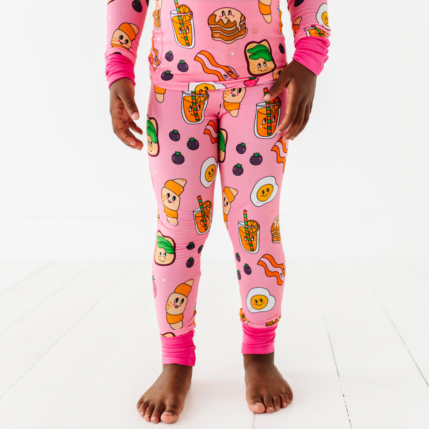 Girl in Breakfast Pajamas by Kiki and Lulu