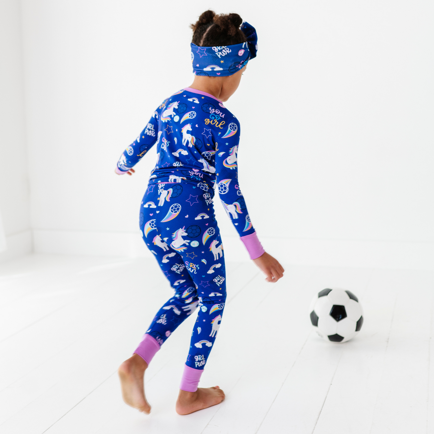 Girls Soccer Pajamas By Kiki and Lulu