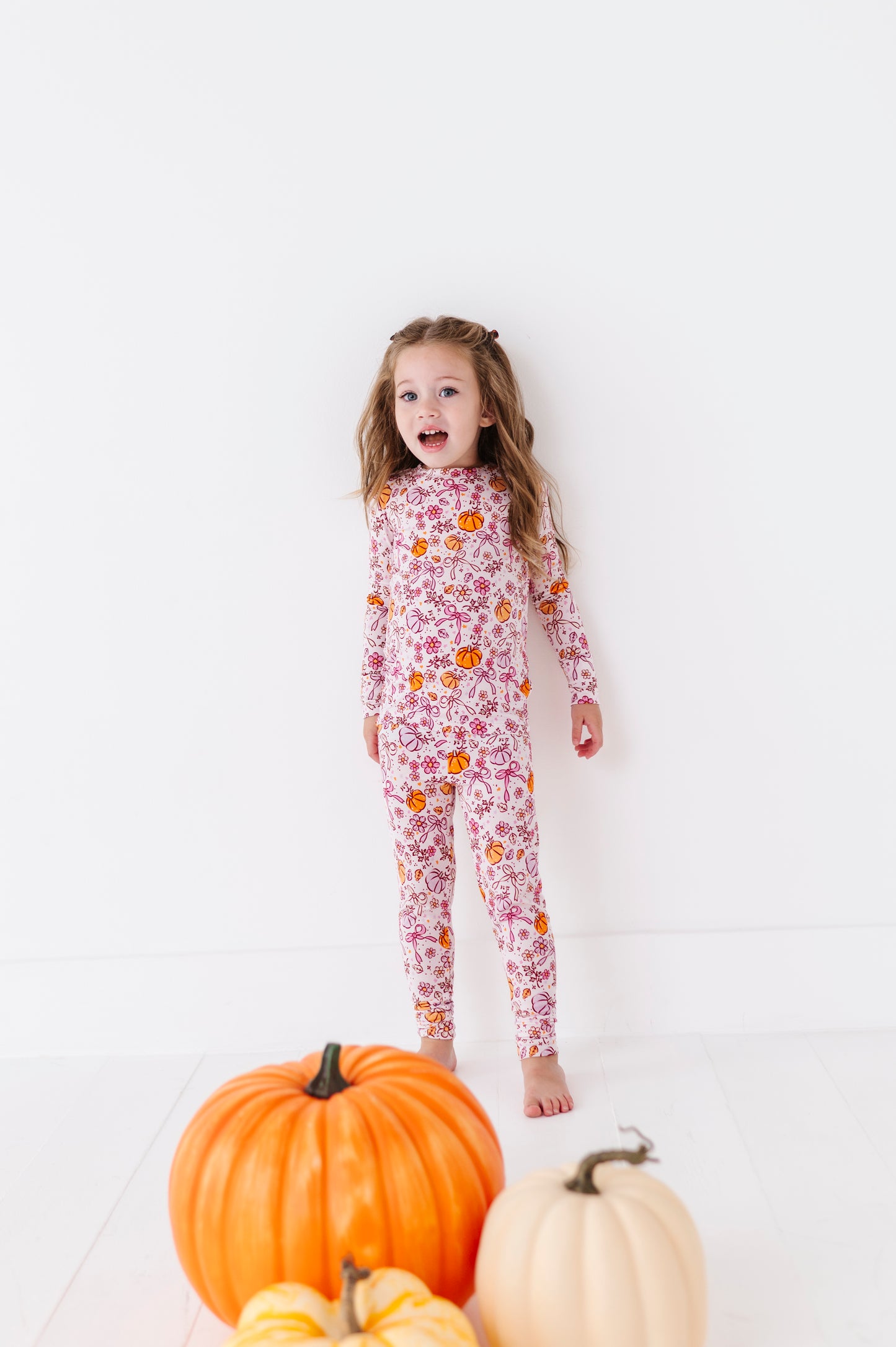 Purple Pumpkin Kids Pajamas