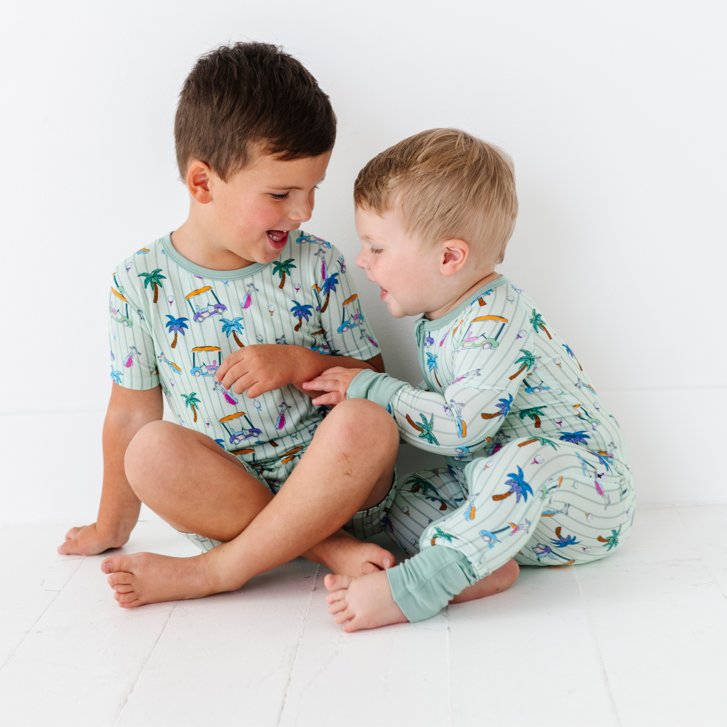 Sibling Matching Golf Pajamas