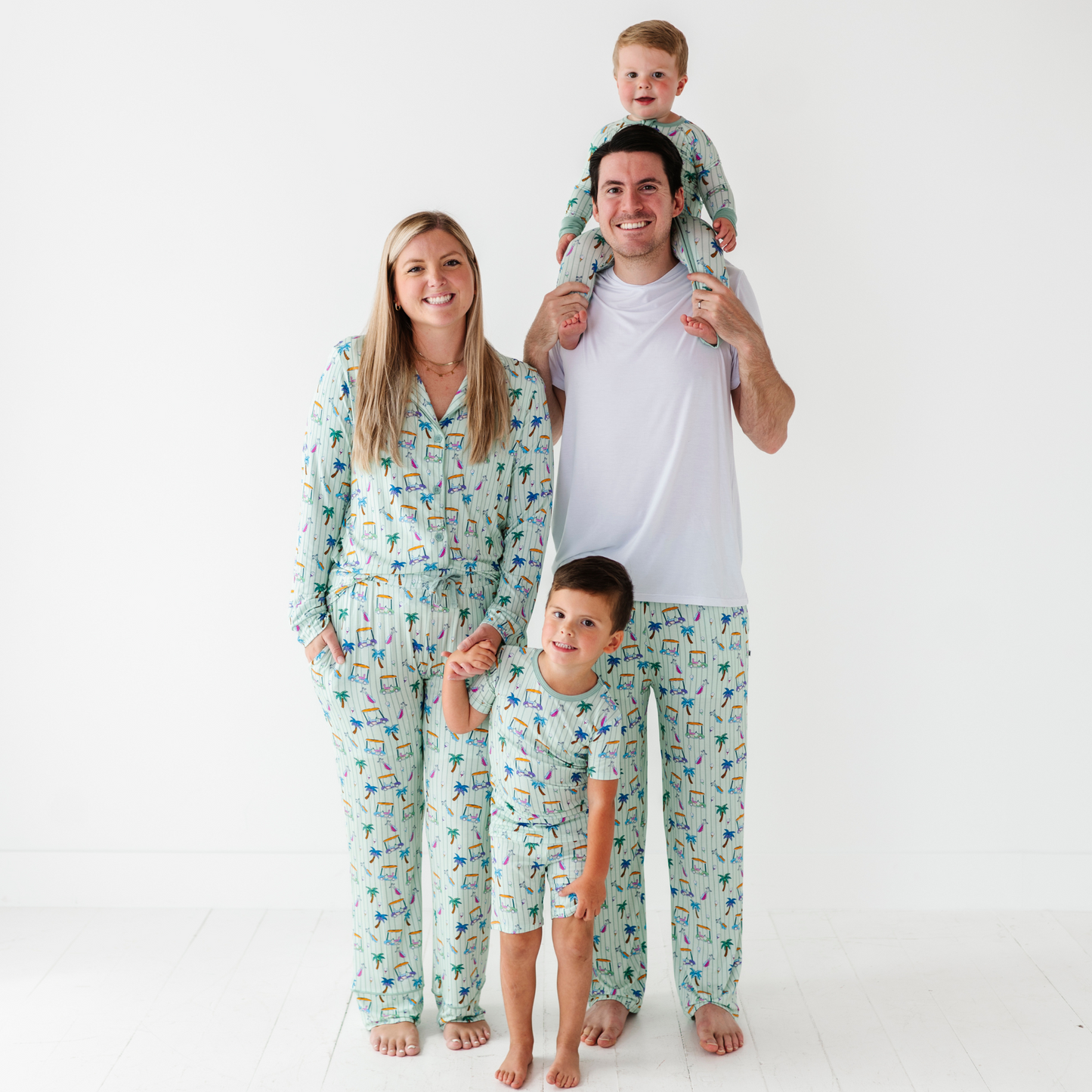 Kid in Golf Pajamas By Kiki and Lulu