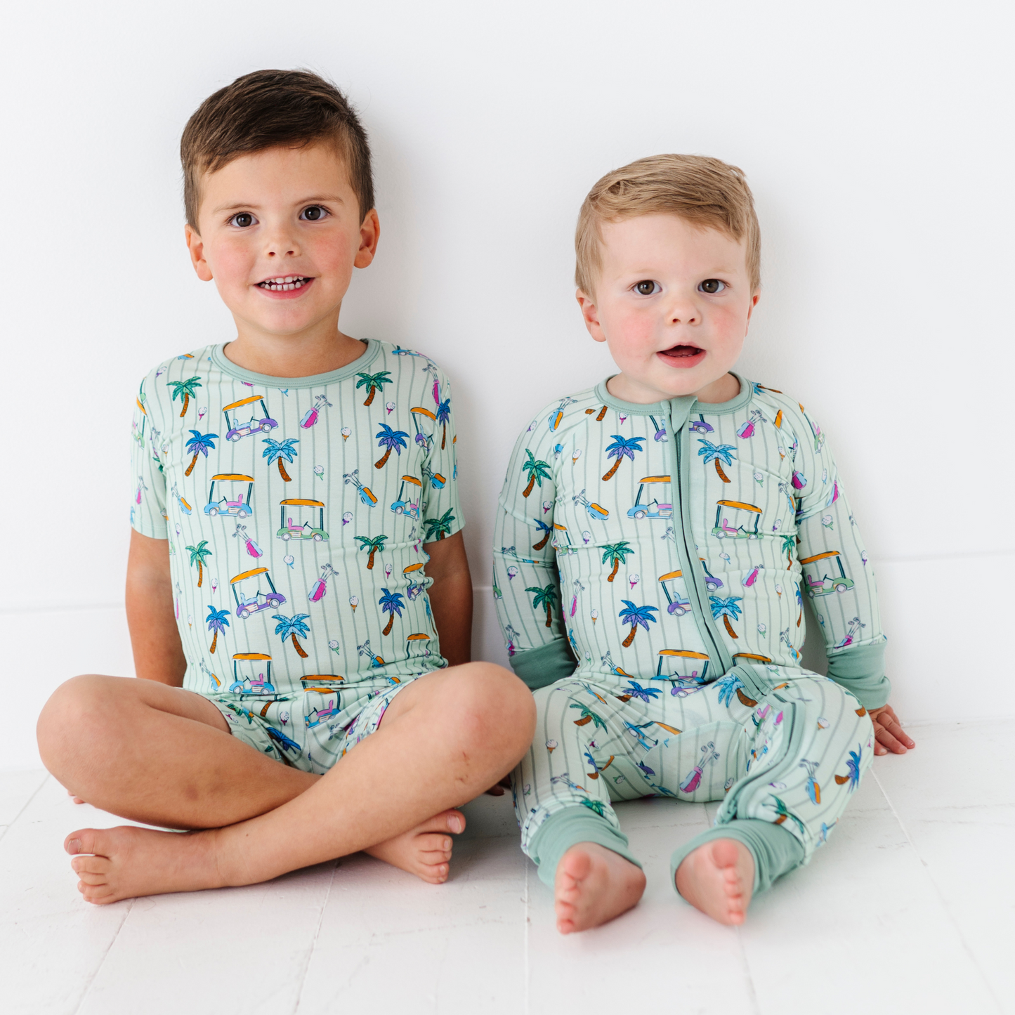 Sibling Matching Golf Pajamas