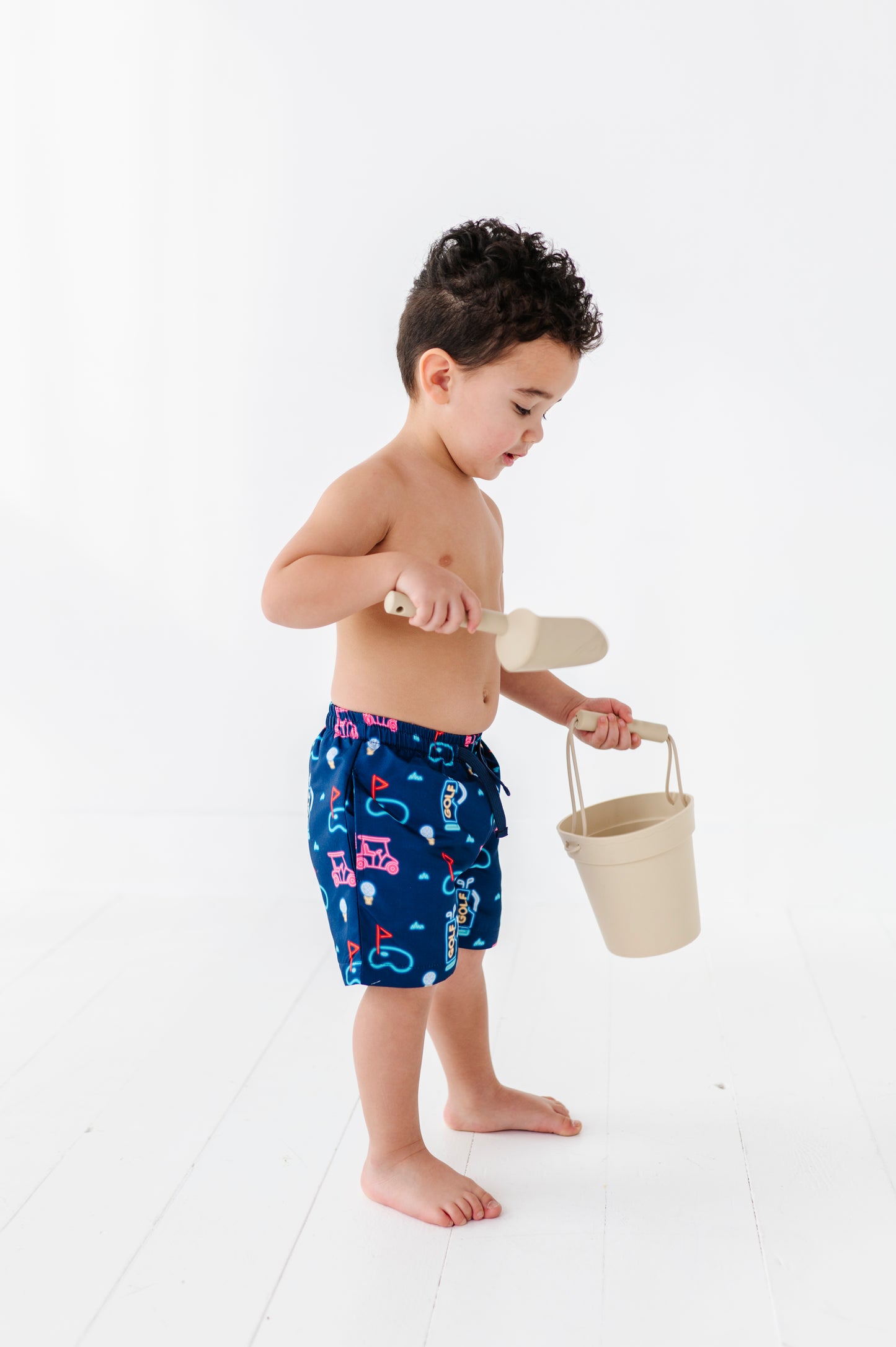 Golf Swim Trunks By Kiki Lulu