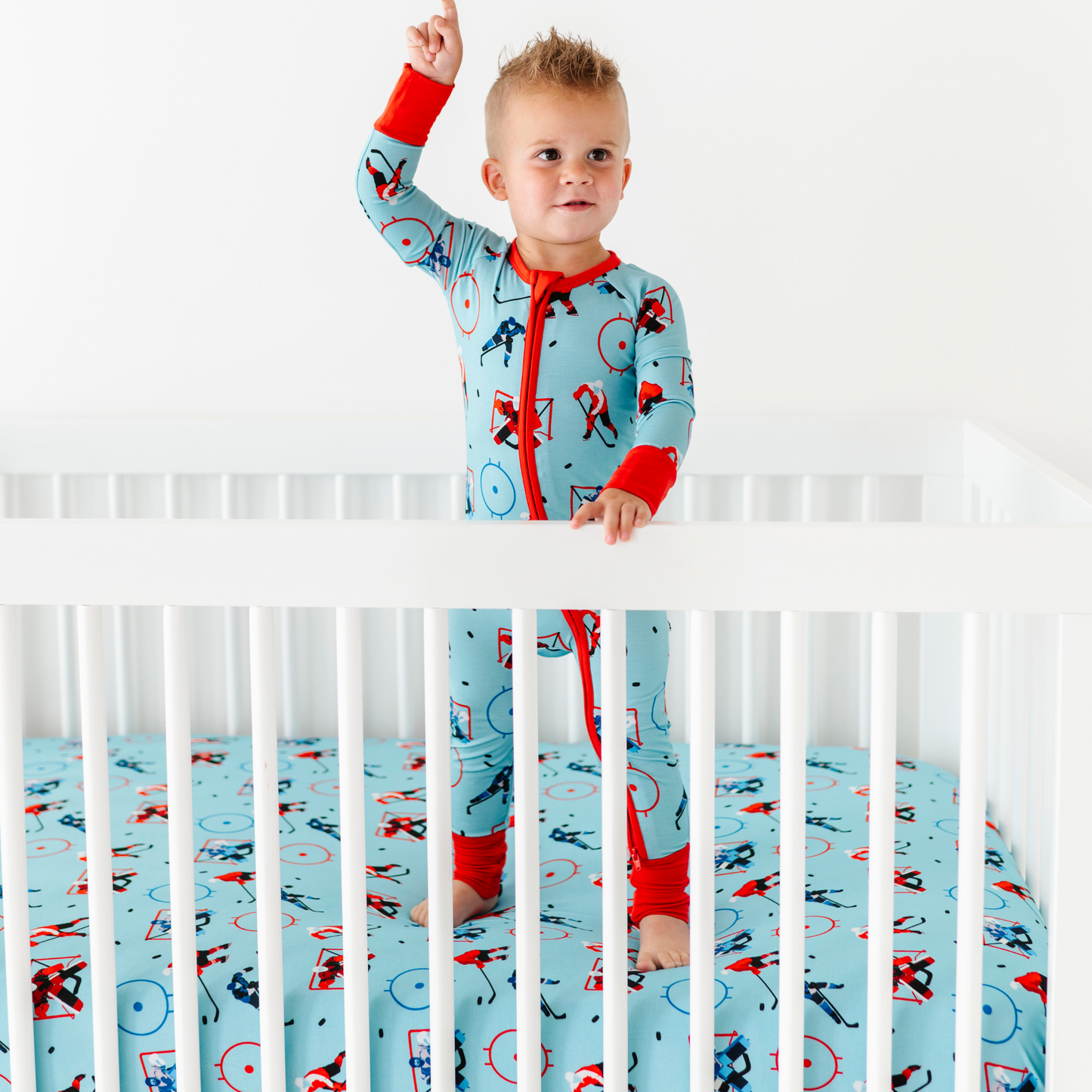 Hockey crib sheet by Kiki and Lulu