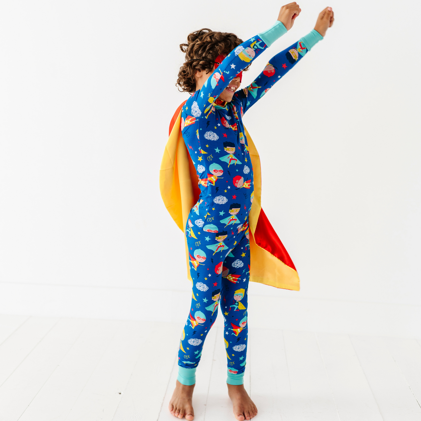 Cozy & Courageous Superhero Kids Pajamas