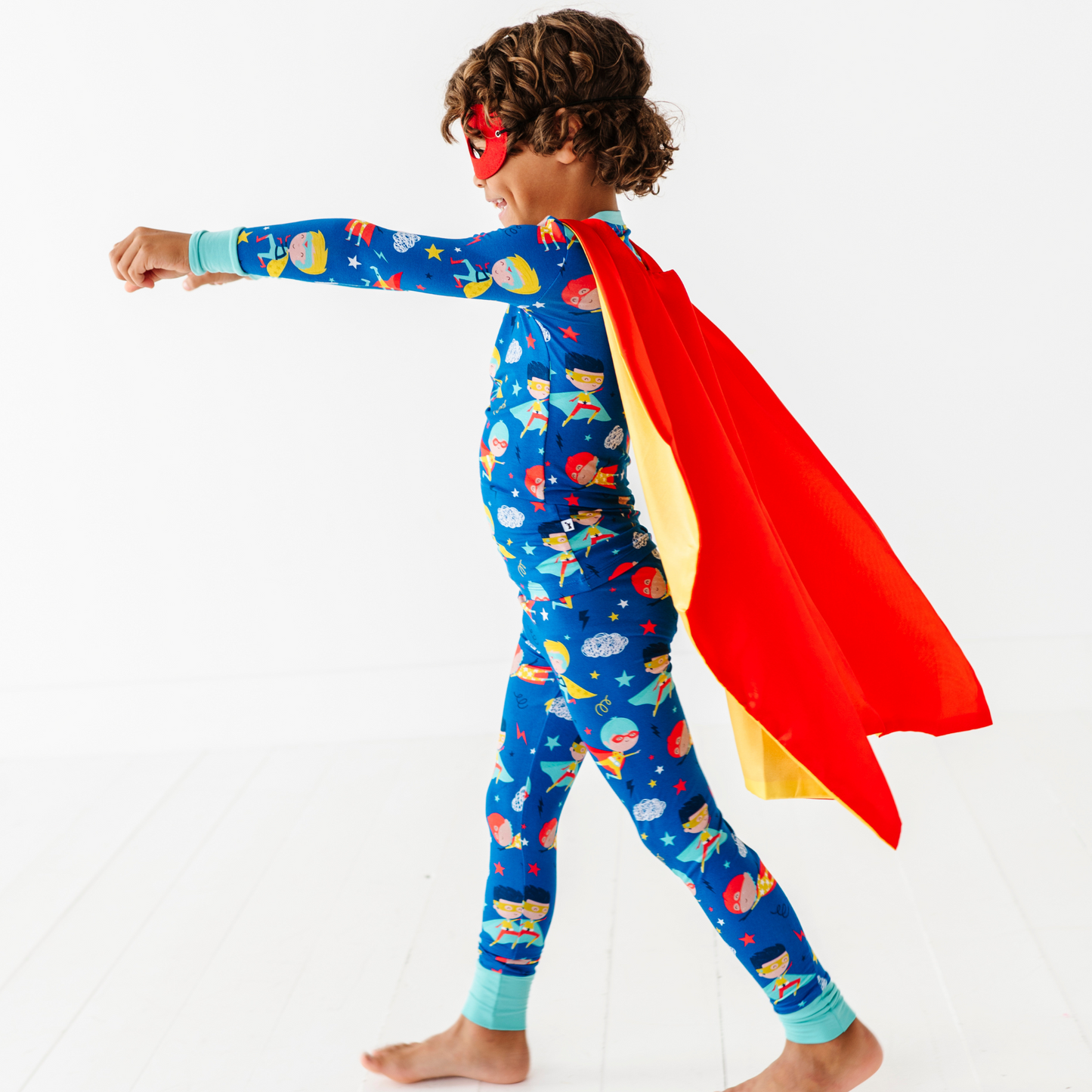 Cozy & Courageous Superhero Kids Pajamas