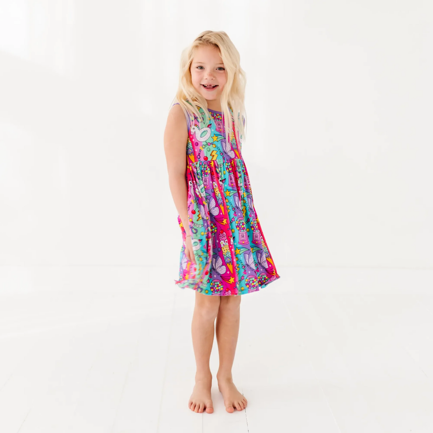 Cosmic Candyland Skater Dress