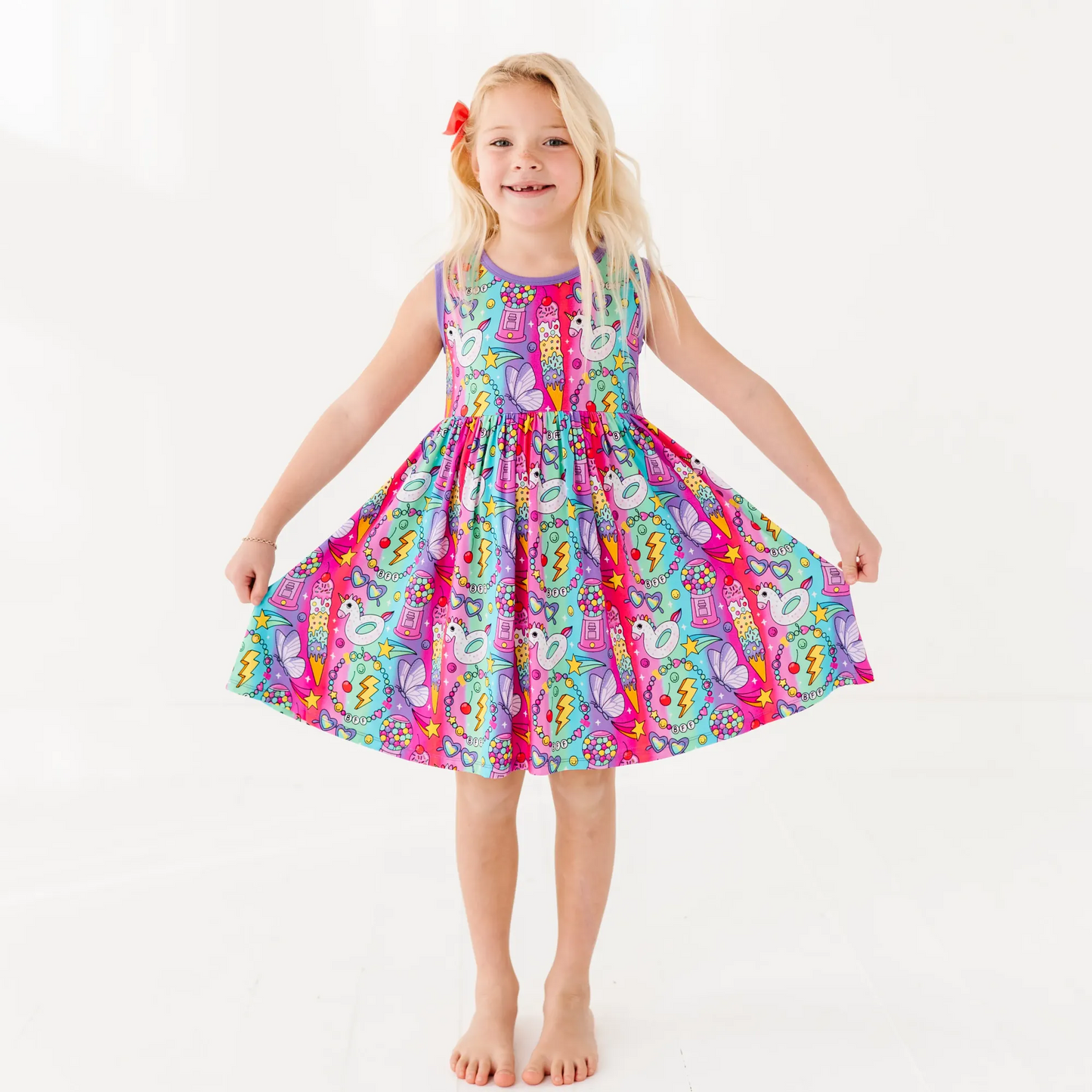 Cosmic Candyland Skater Dress