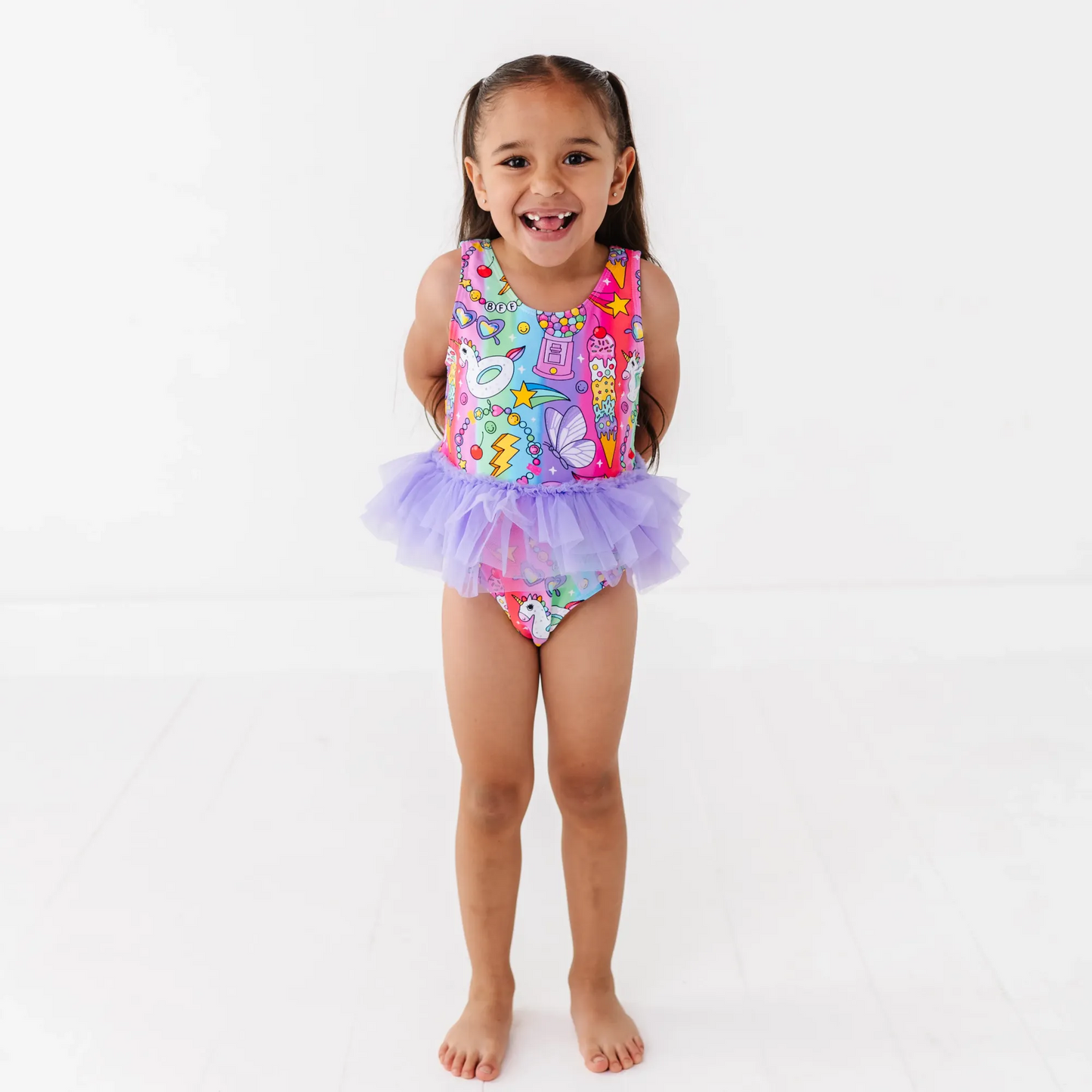 Cosmic Candyland Swimsuit With Tutu