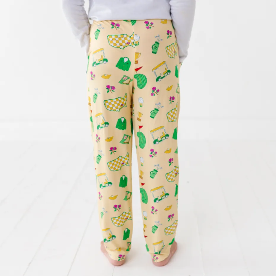 Green Jacket Dreams Loose Lounge Pants - Bigger Kids