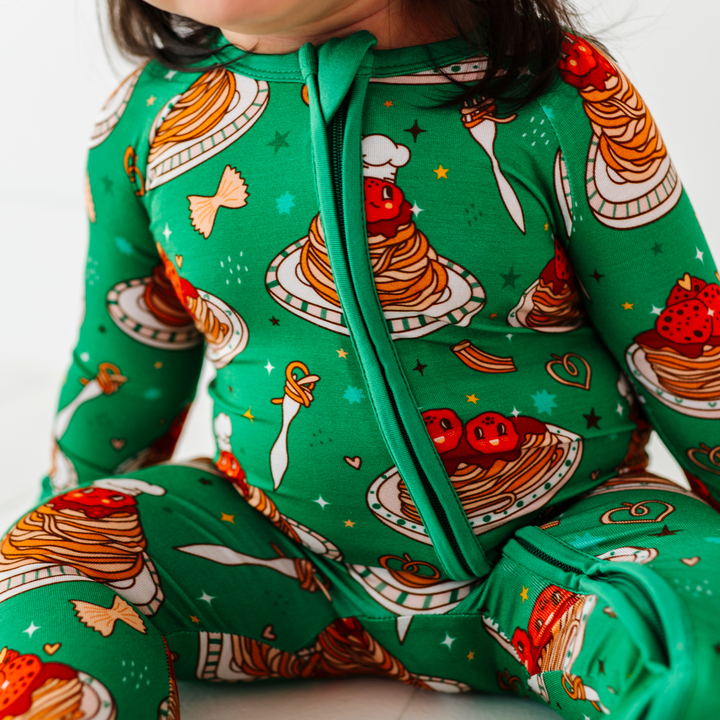 Spaghetti Convertible footies by Kiki and Lulu