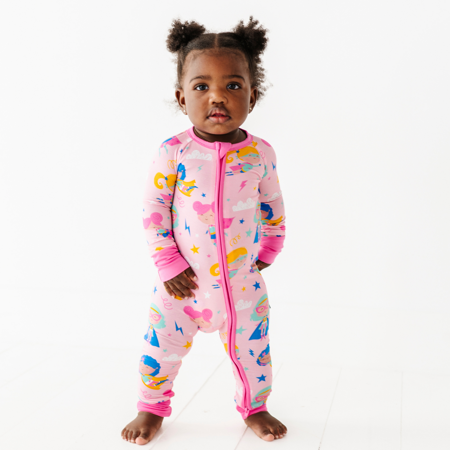 Girls Superhero pajamas by Kiki and Lulu
