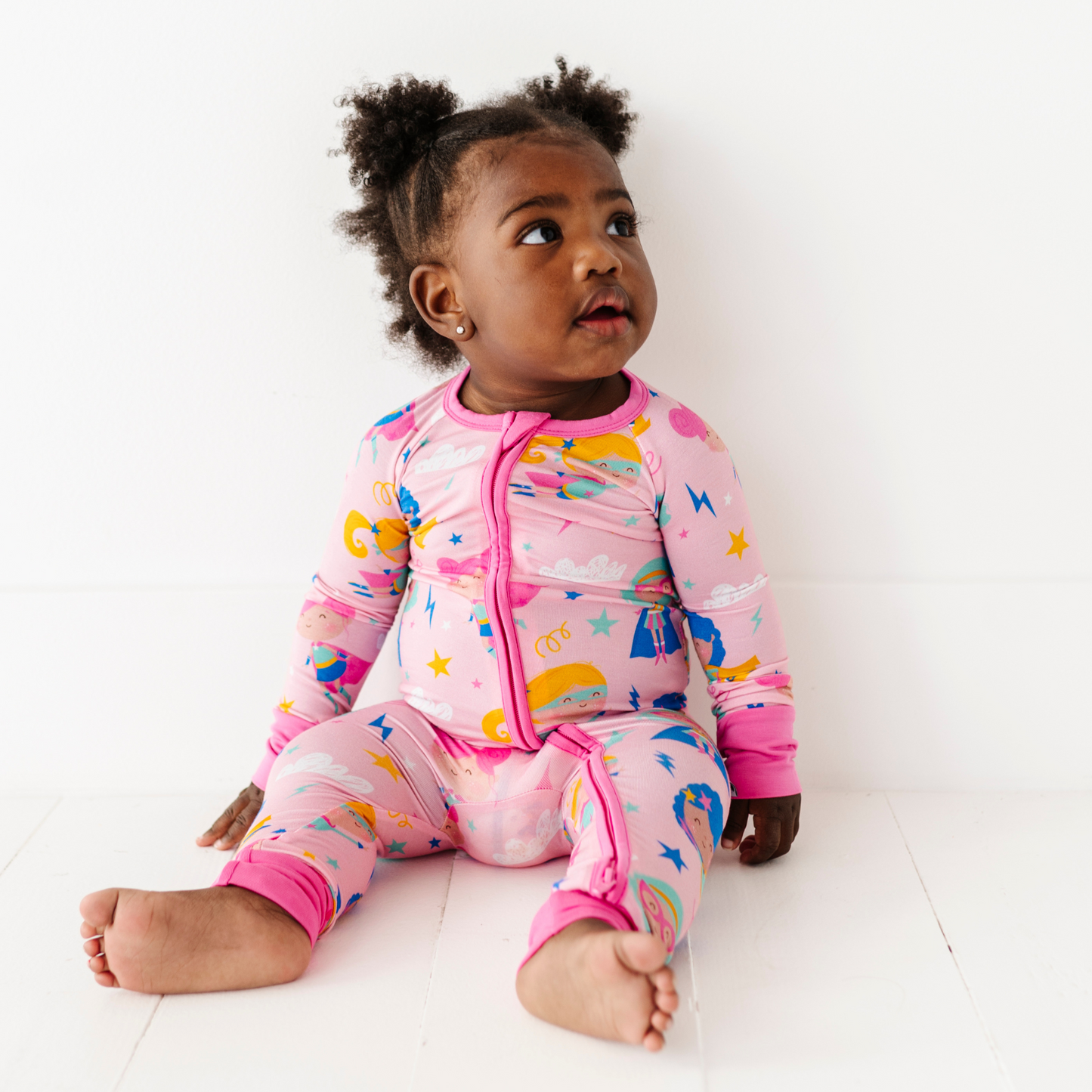 Girls Superhero pajamas by Kiki and Lulu