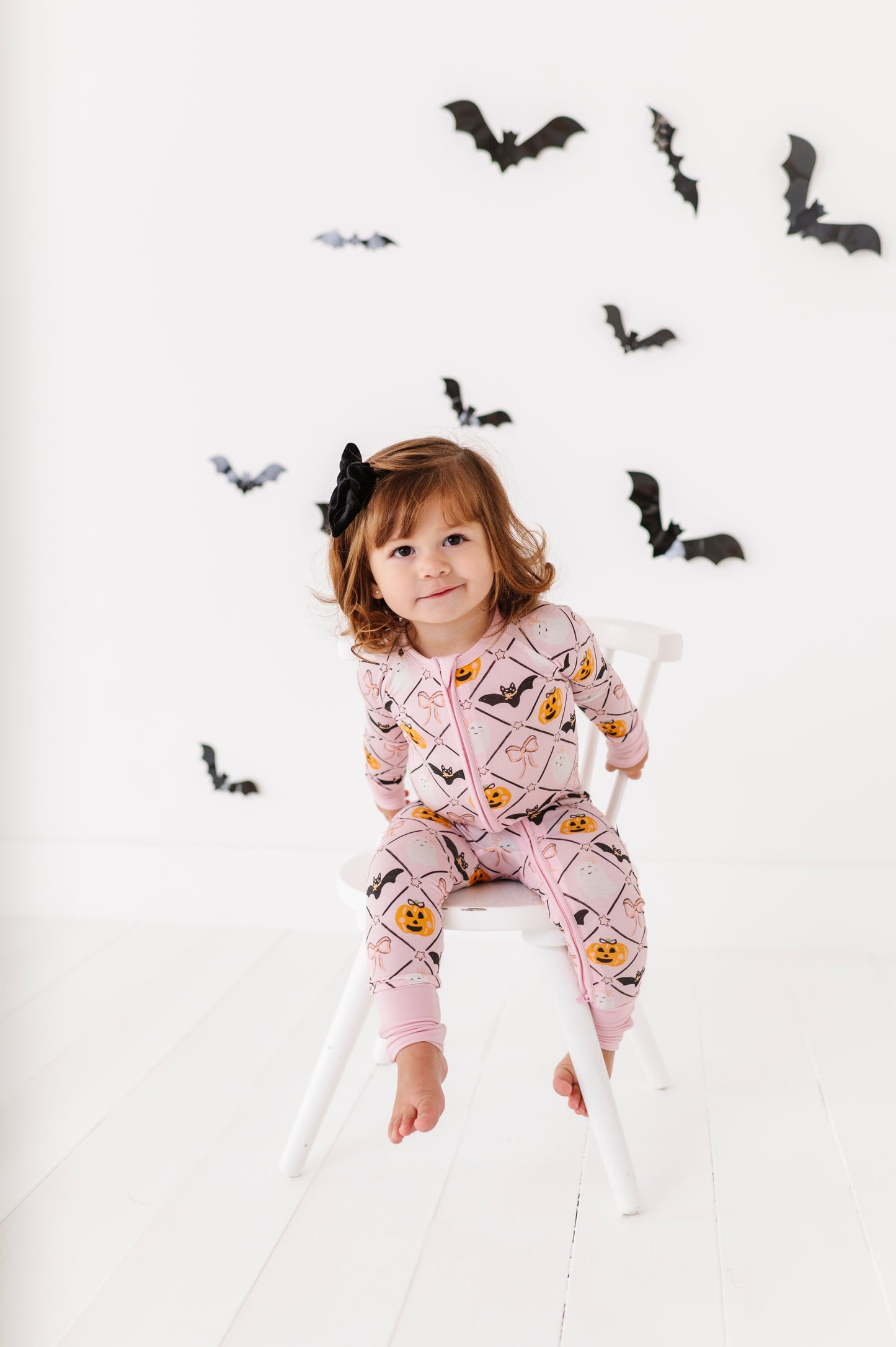 Pink Girls Halloween Pajamas Kiki Lulu